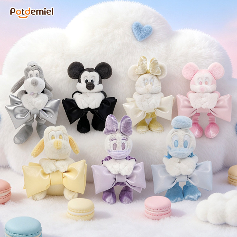 迪士尼 potdemiel蜂蜜罐米奇妮毛绒挂件玩偶可爱送生日礼物泡芙盒