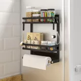 Магнитная ледяная стойка для хранения стойки с боковым хранением.