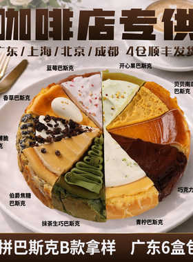 蓓听原味巴斯克芝士蛋糕商用慕斯冷冻动物奶油西式糕点半成品甜品