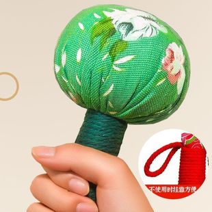 艾草锤子经络拍打锤腿身足底拍打款艾草填充按摩敲打锤清仓长款