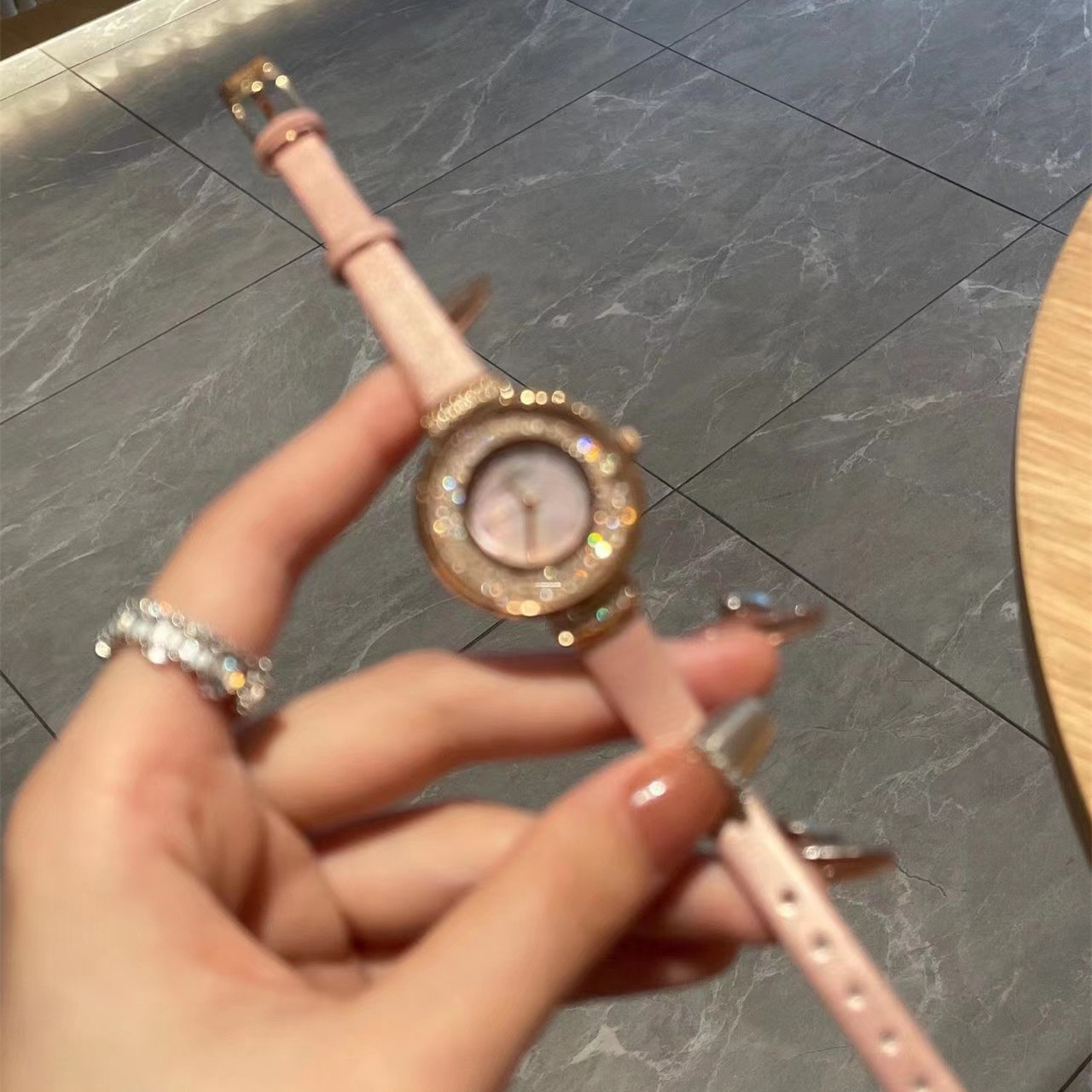 CILOA希洛欧小巧精致女士手表满天星法式轻奢小众女款表职场女表