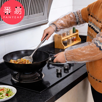 袖套/防水C1pq808-透明套袖家用厨房护袖袖套家务工作护袖袖套