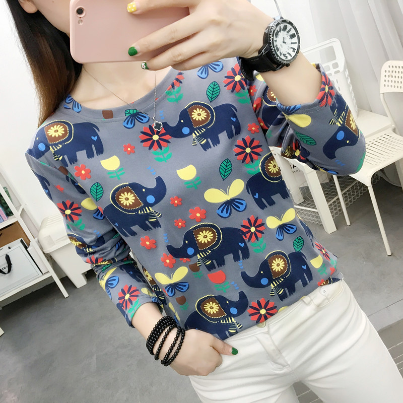 2024常规百搭法式气质印花