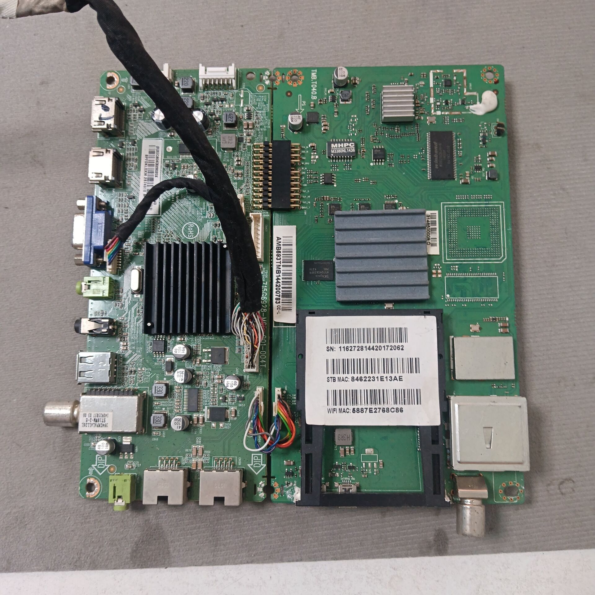 飞利浦42PAL3257/T3主板 715G6928-M0D-001-004T屏TPT420H2-HVN06