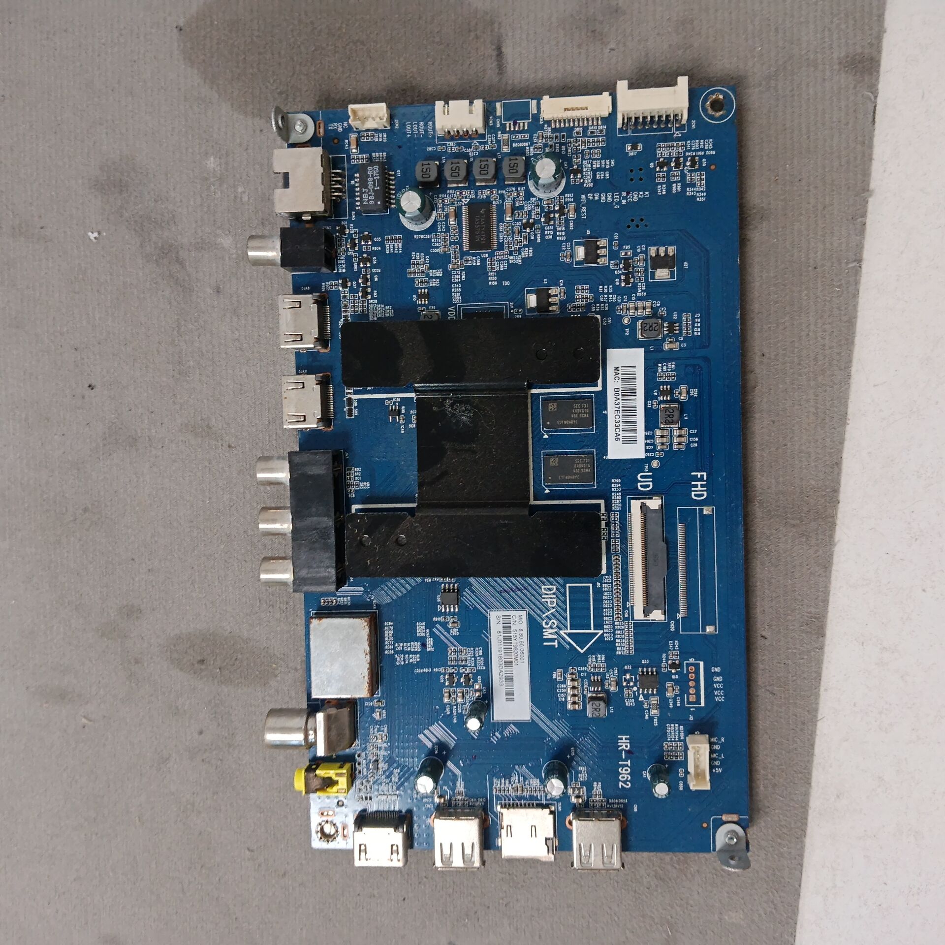 海尔LS50A51主板HR-T962 0091802191 V1.7屏V500DJ6-QE1