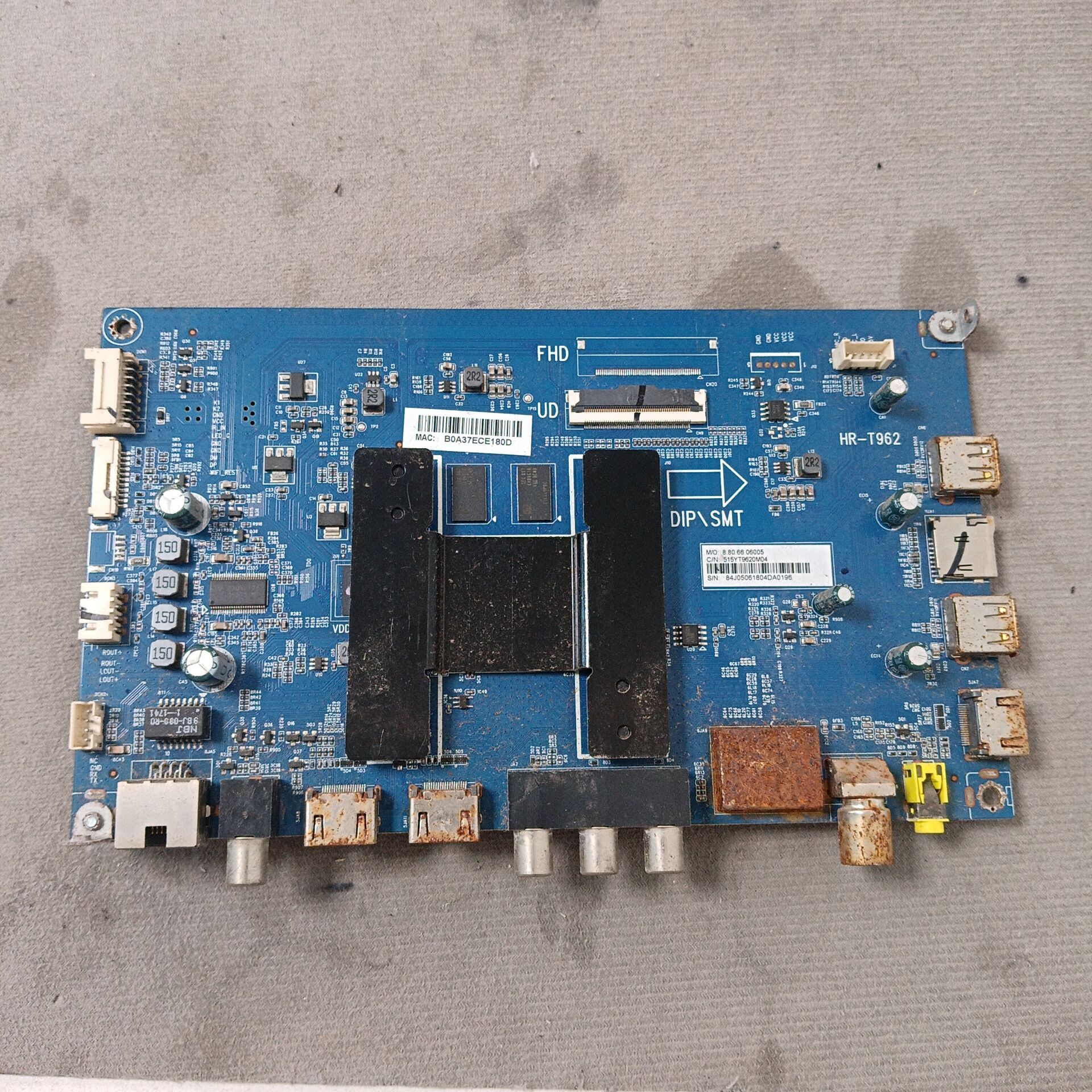 原装海尔LS55M31主板0091802191 V1.7屏LSC550FM1-9