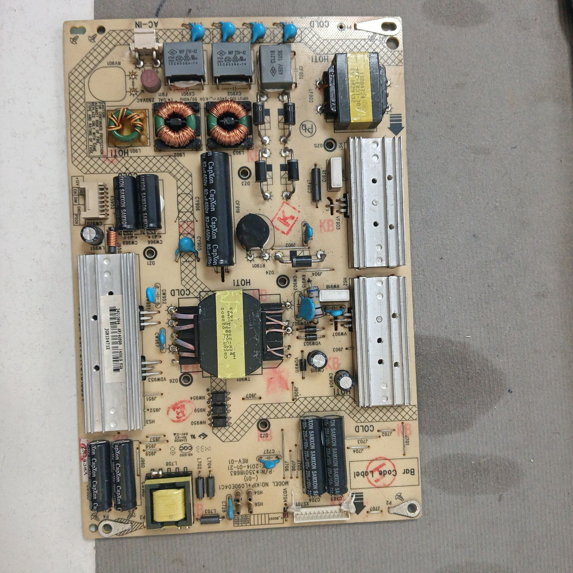 原装康佳LED50K11A 电源板35018683 KIP+L090E04C1-01