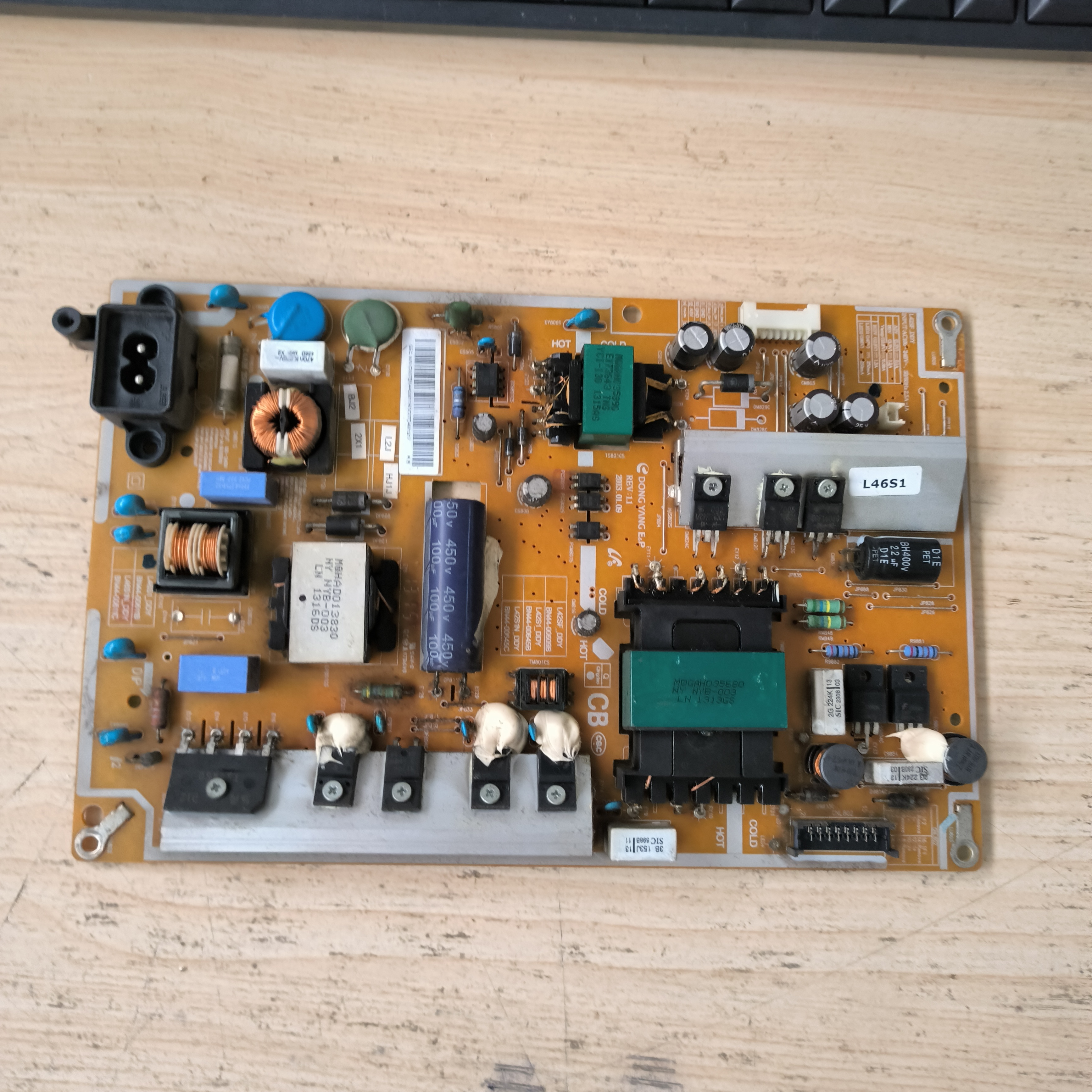 液晶三星UA40F5000AR UA46F5500AJ电源板BN44-00611B L46S1-DDY