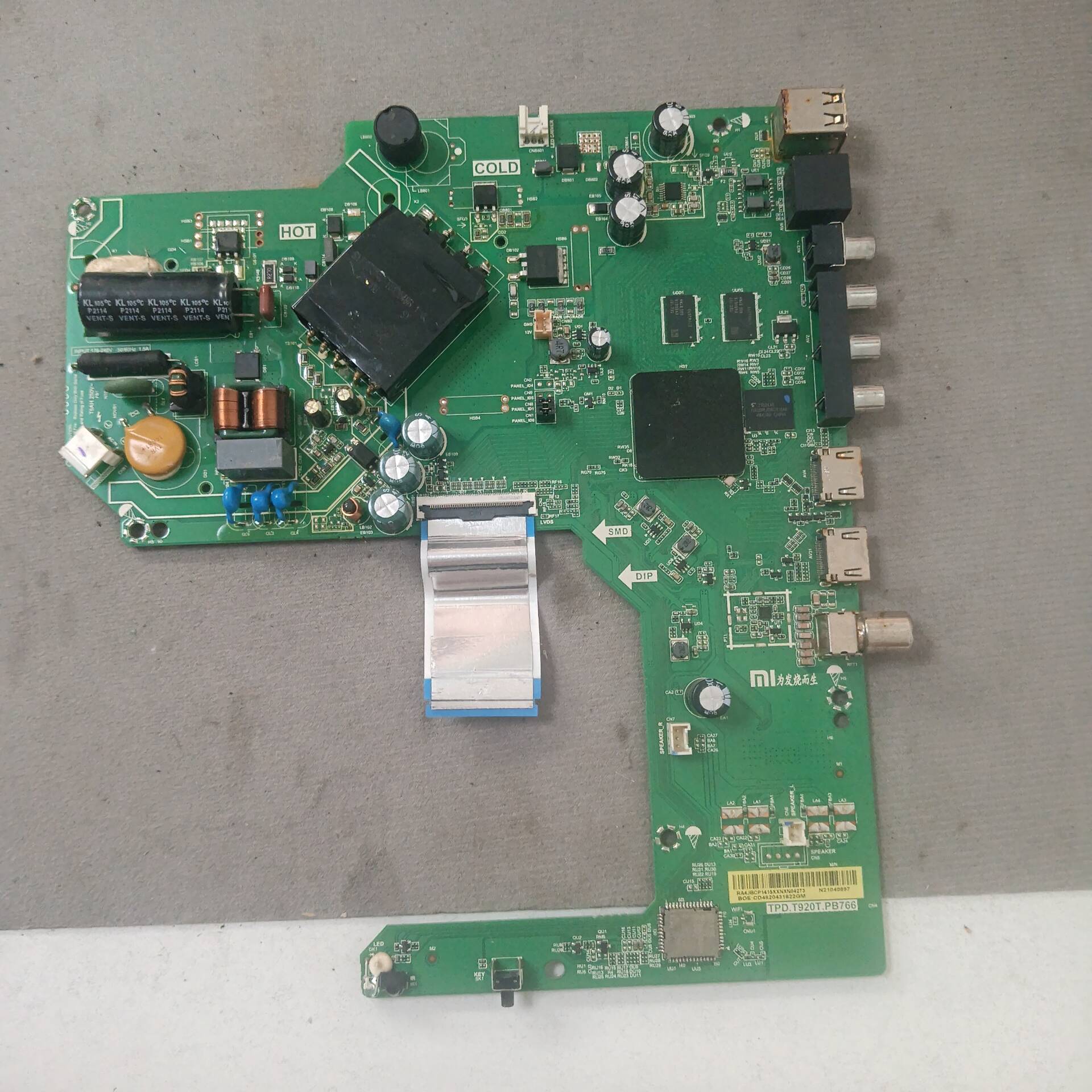 RA4J原装红米L43R6-A 主板TPD.T920T.PB766配屏L43R6-A-B0E