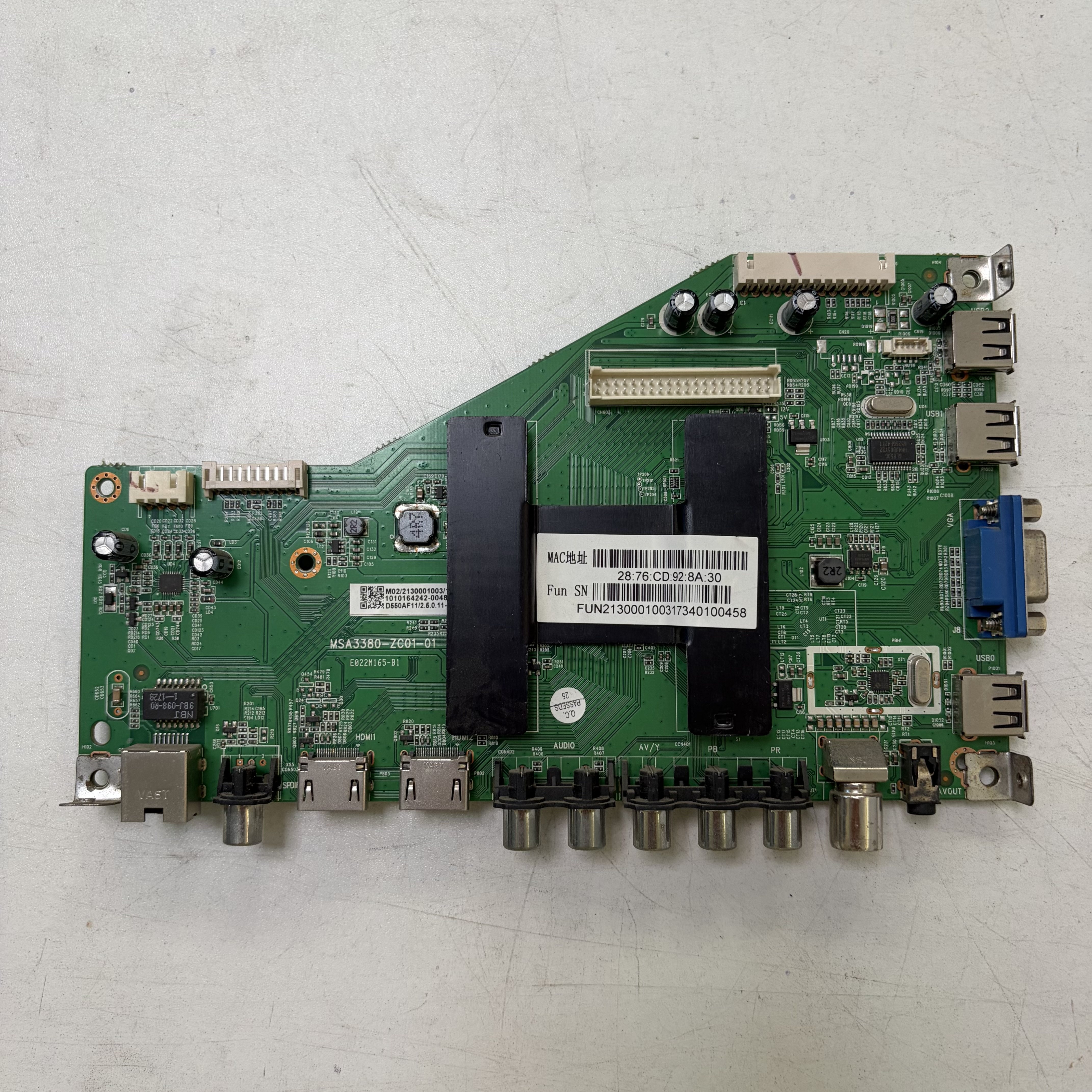 原装 海尔 LE55D8810主板MSA3380-ZC01-01配屏T550HVN08