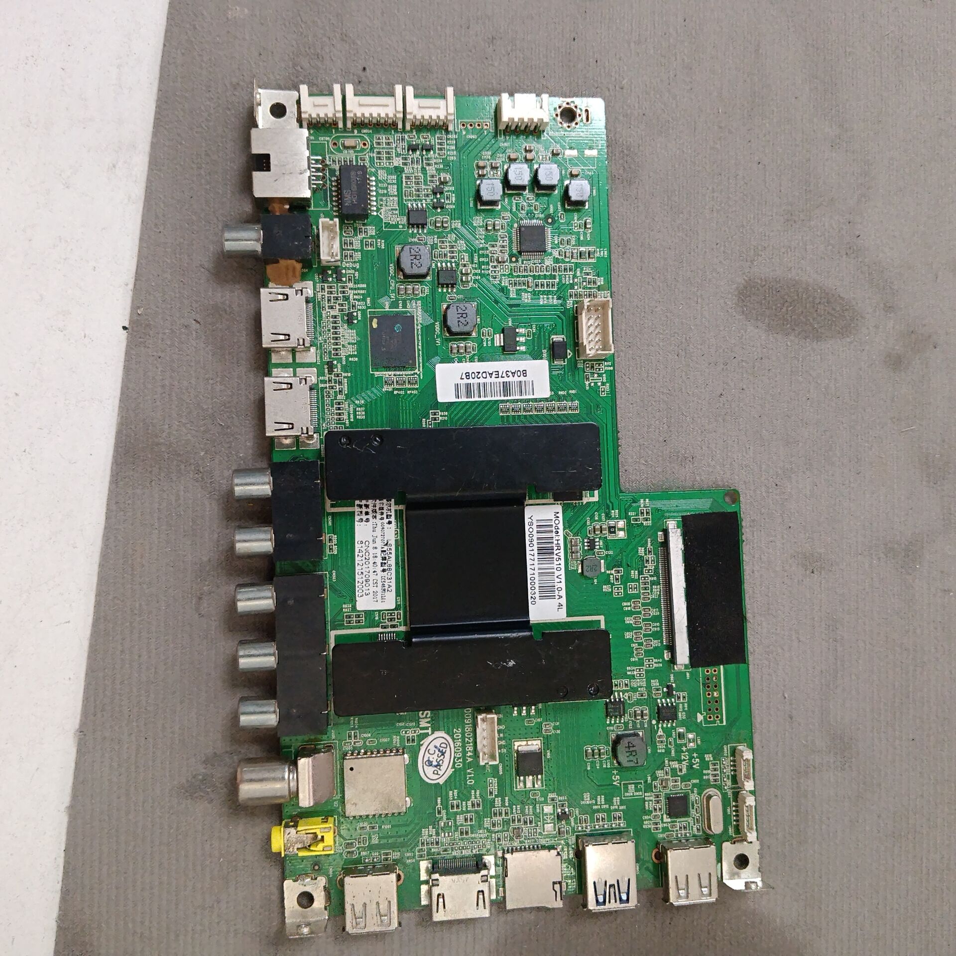 海尔LS55H510N主板0091802184A V1.0 配屏LC546PU1101