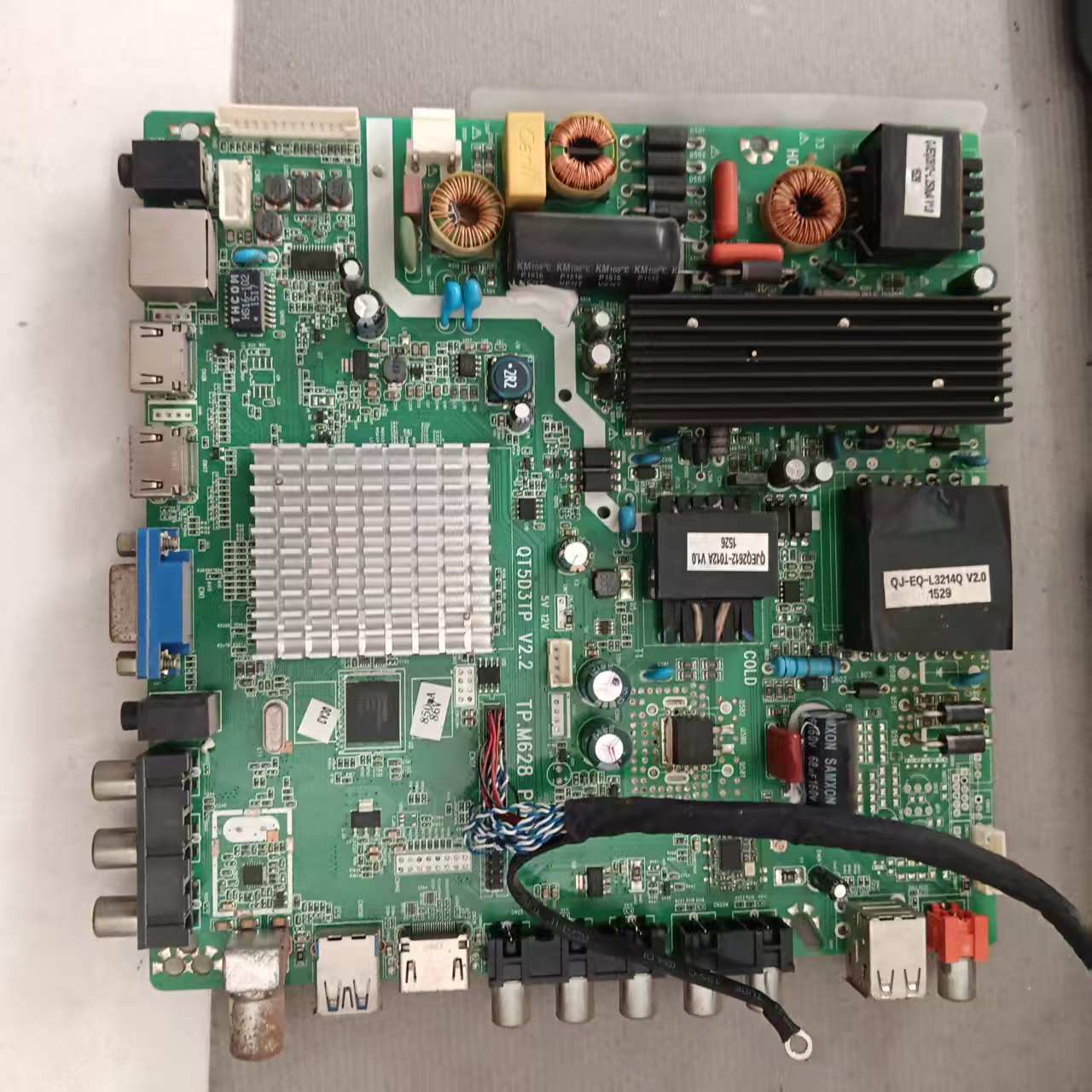 组装机TP.M628 PD62 QT5D3TP V2.2 I驱动主板