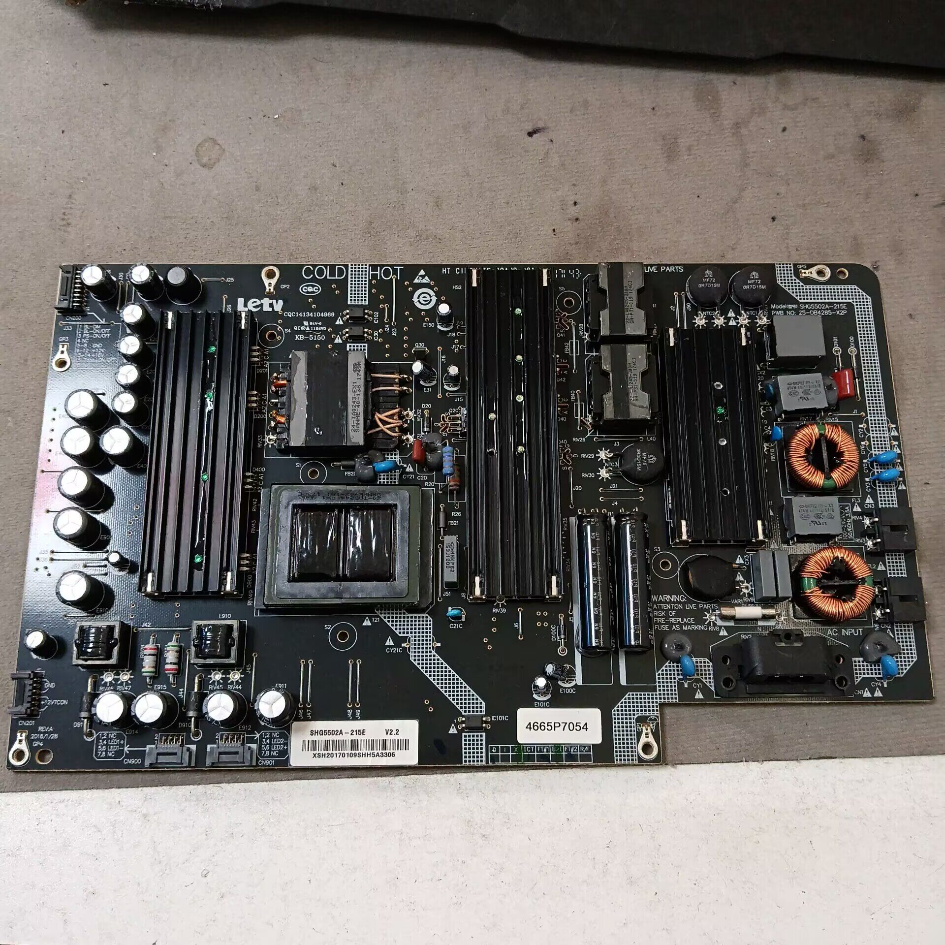乐视X65 L653I0 电源板SHG5502A-215E 25-DB4284-X2P