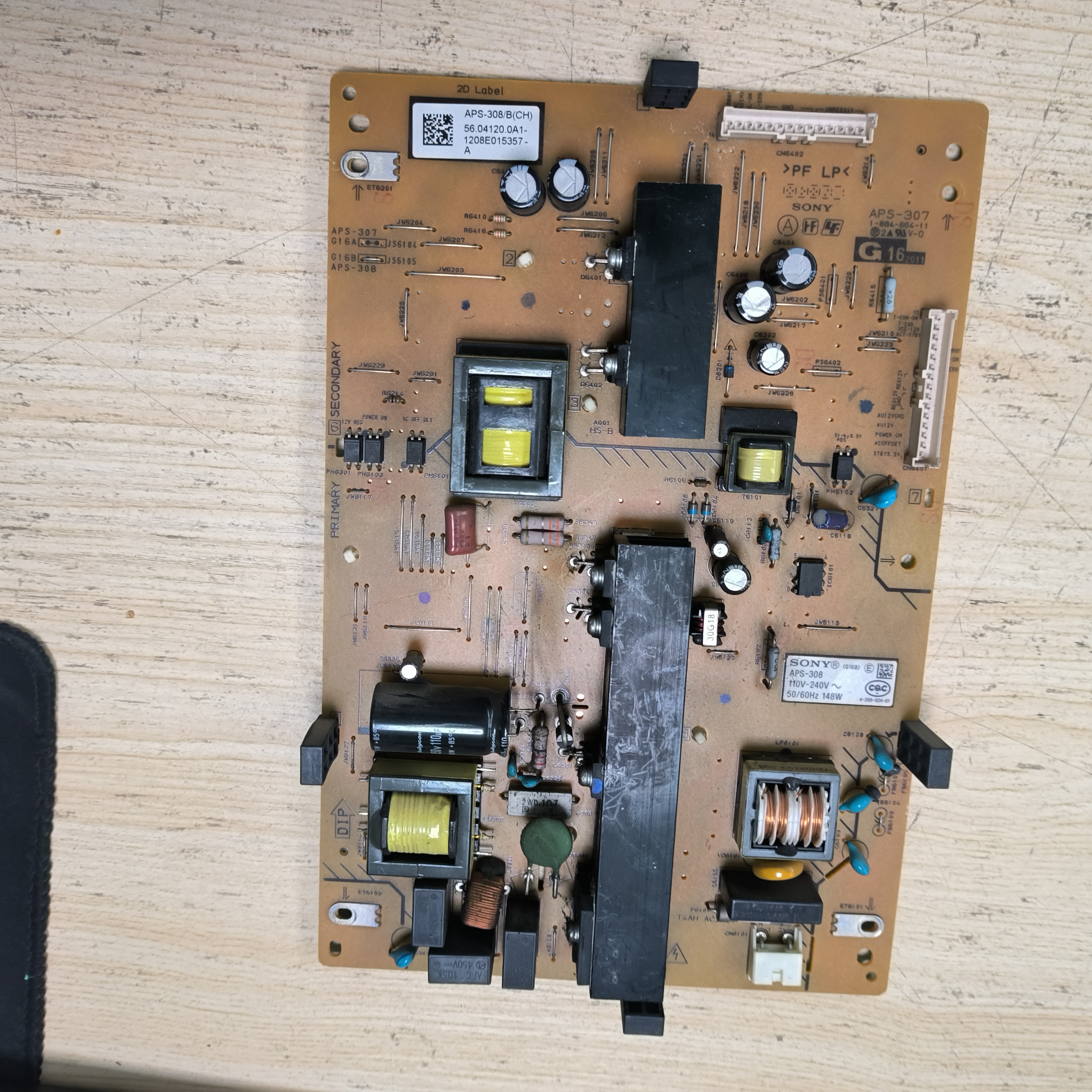 索尼KLV-42EX410/455/42HX655/46EX43电源板1-884-864-11 APS-308