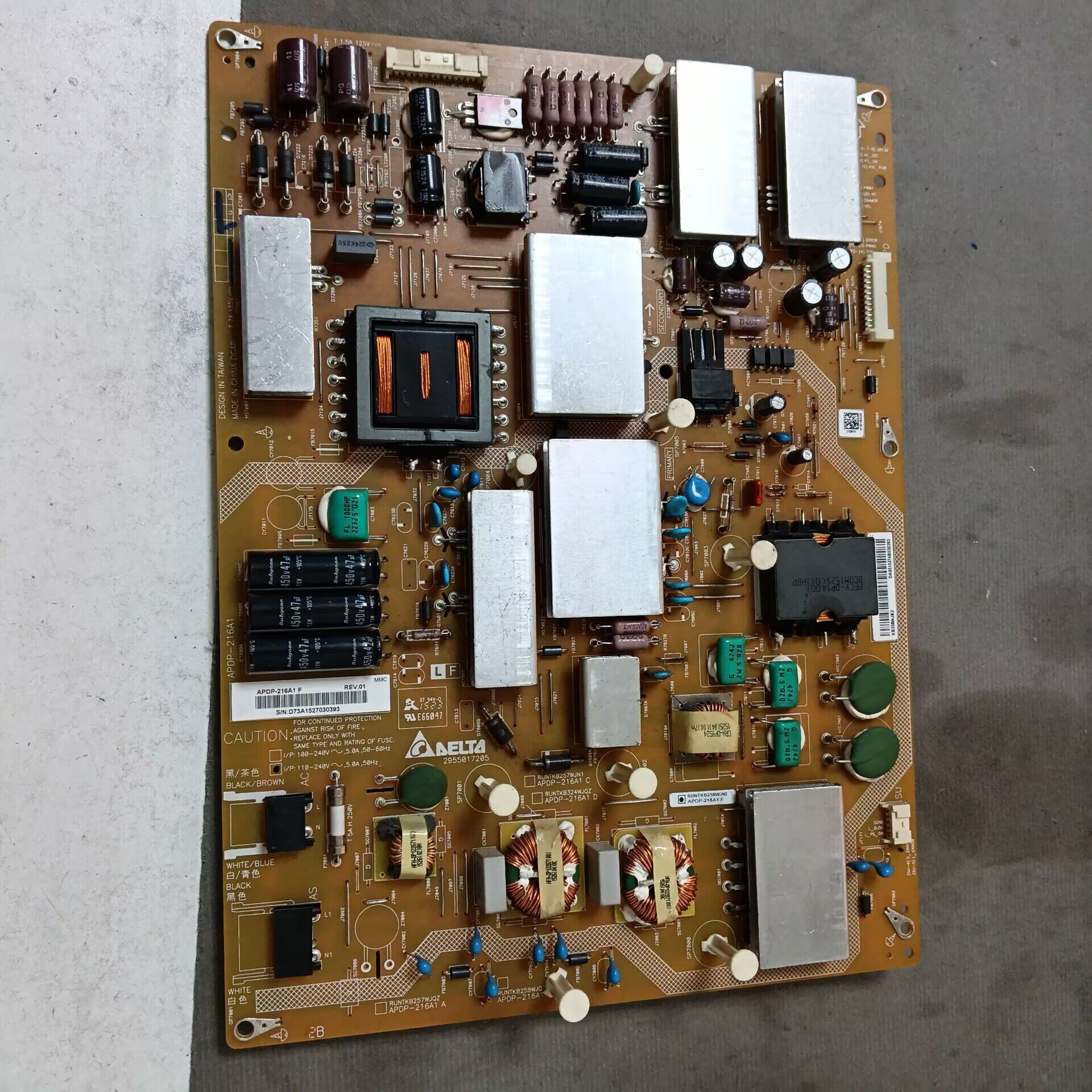 夏普LCD-60UE20A/60UF30A通用电源APDP-216A1 RUNTKB258WJQZ
