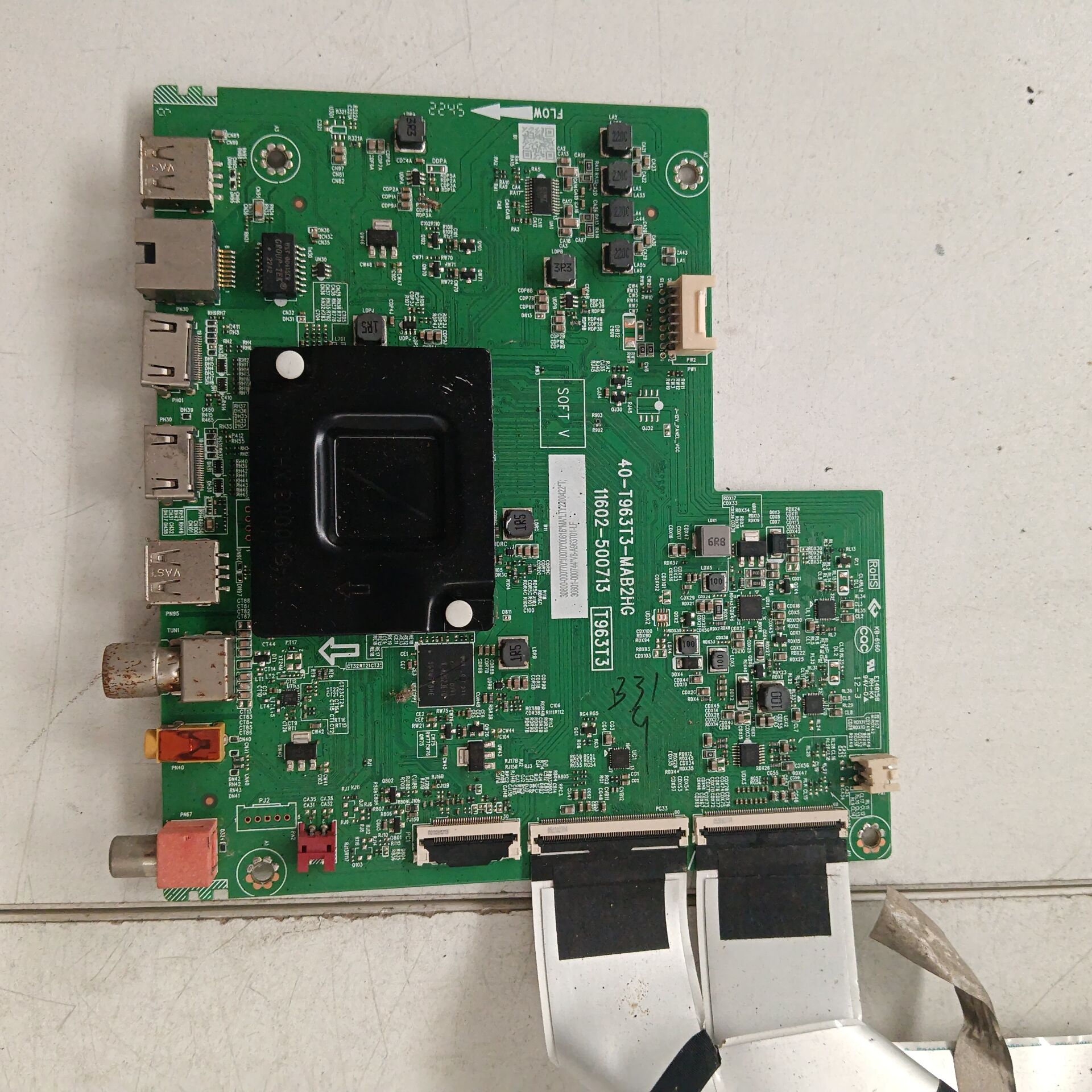 原装TCL 65S11主板40-T963T3-MAB2HG屏LVU650NDEL CS9W66