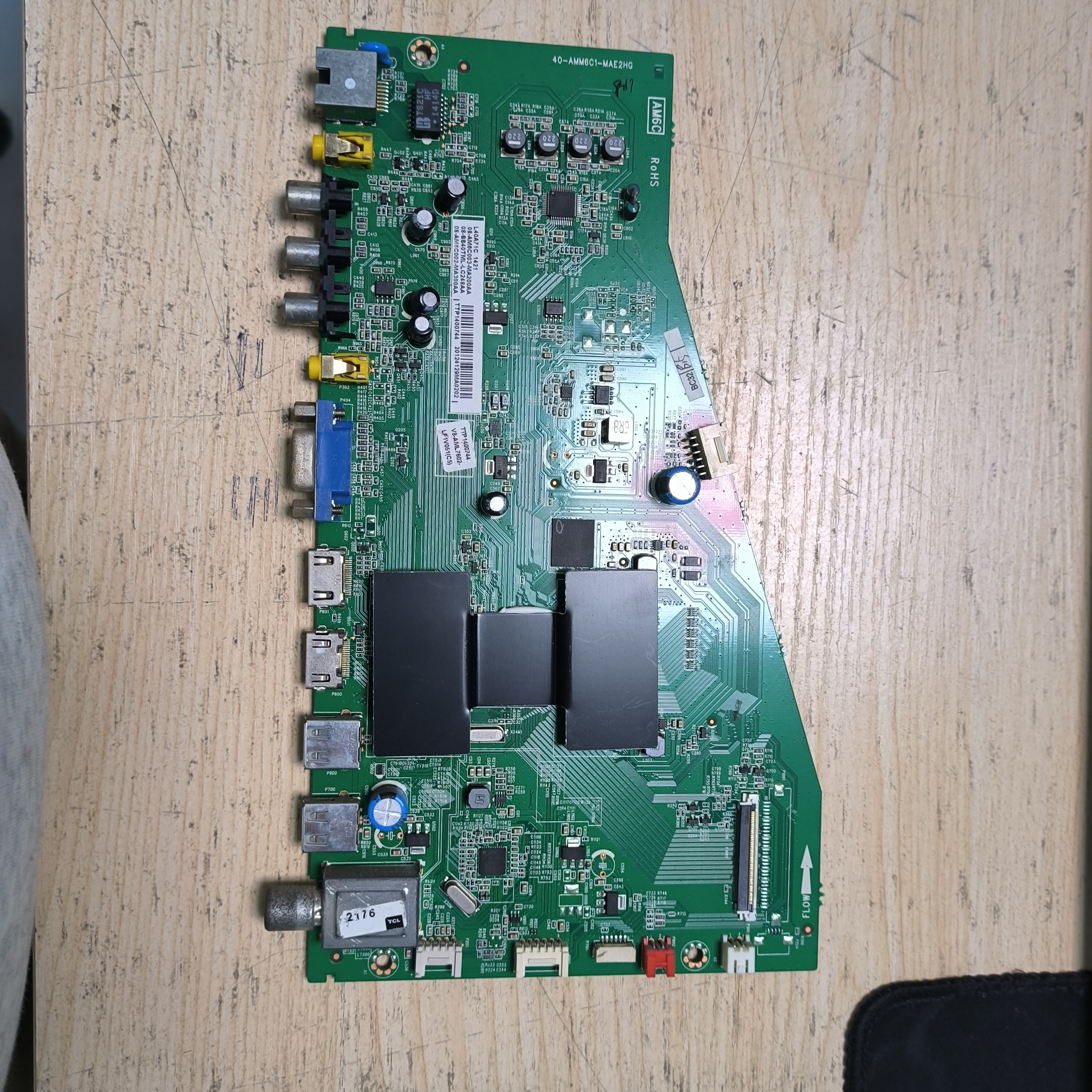 TCL L40A71C主板 40-AMM6C1-MAE2HG 屏 LVF400NEAL现货