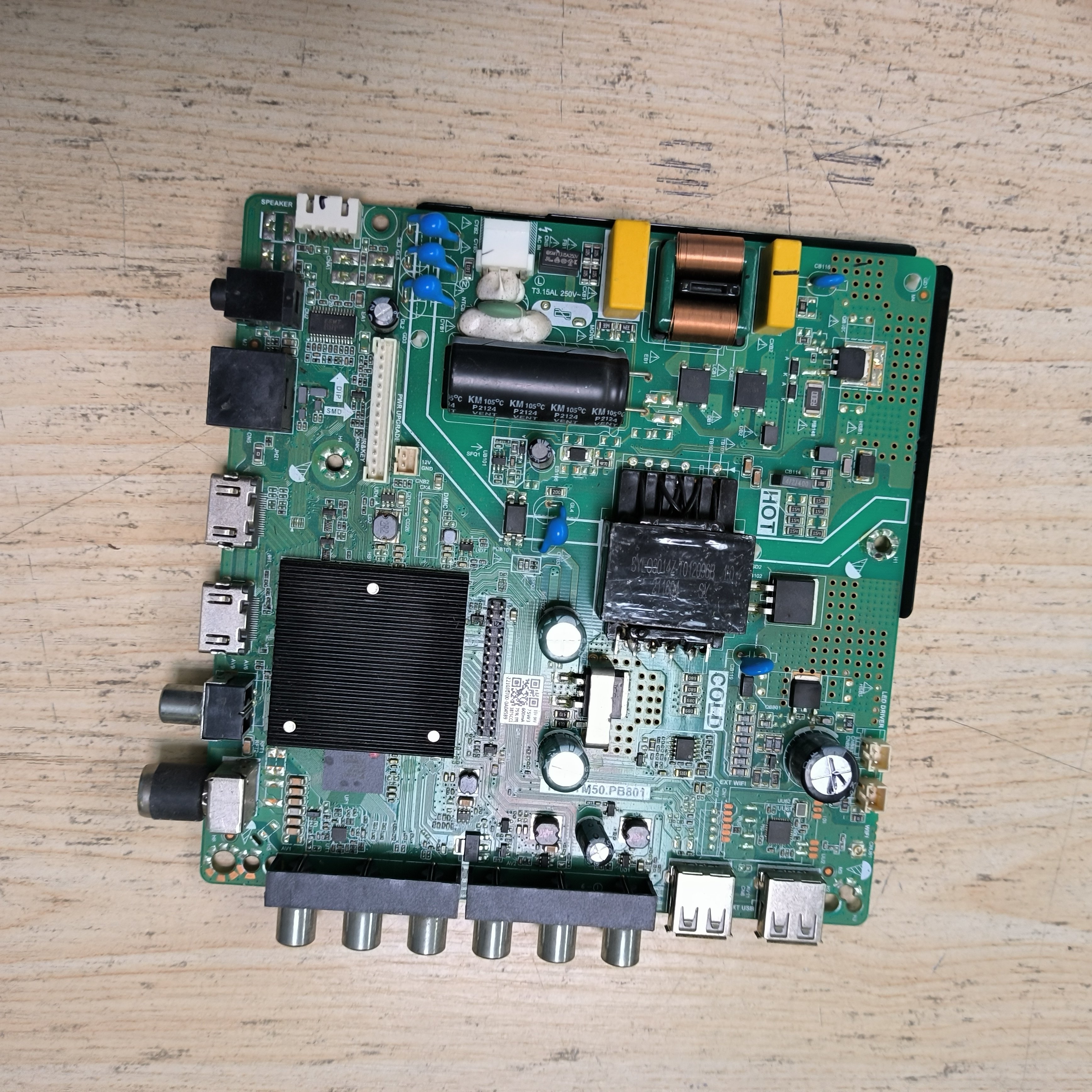 原装拆机组装机主板TP.ATM50.PB801 35V-94V/600MA (45W)