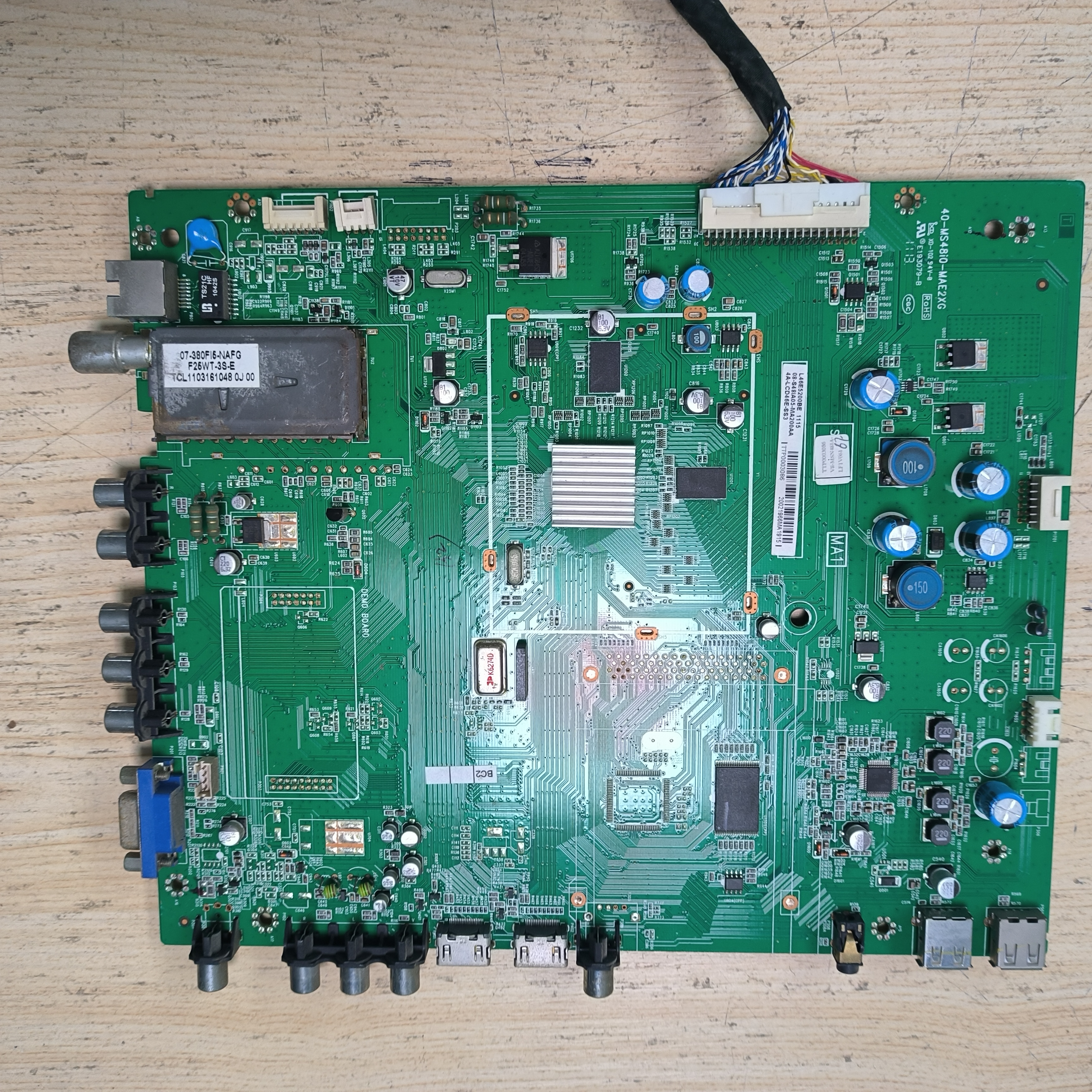 原装TCL L46E5200BE主板40-MS48i0-MAE2XG屏LTA460HM04