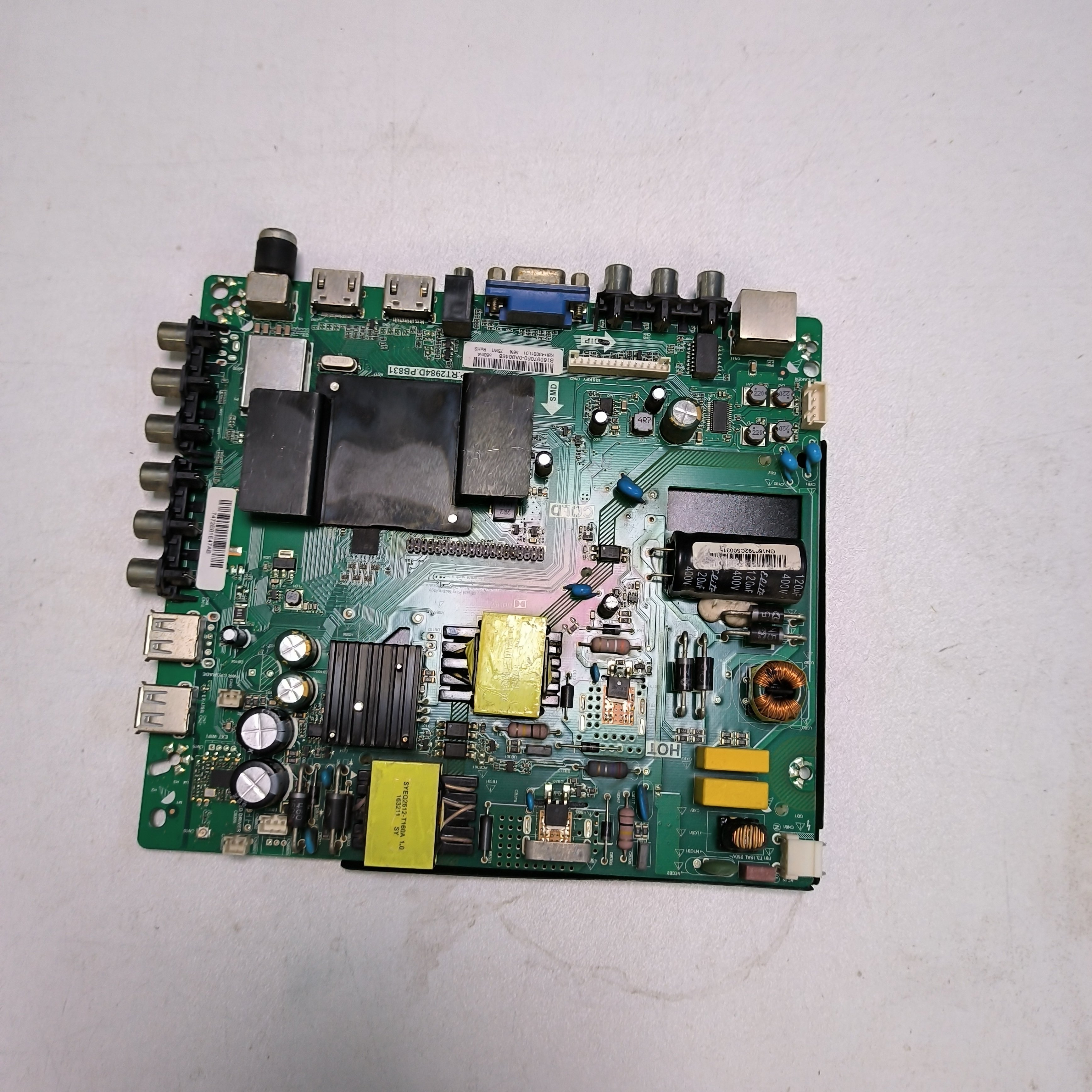 康佳K43主板TP.RT284D.PB831屏72000059YTGK