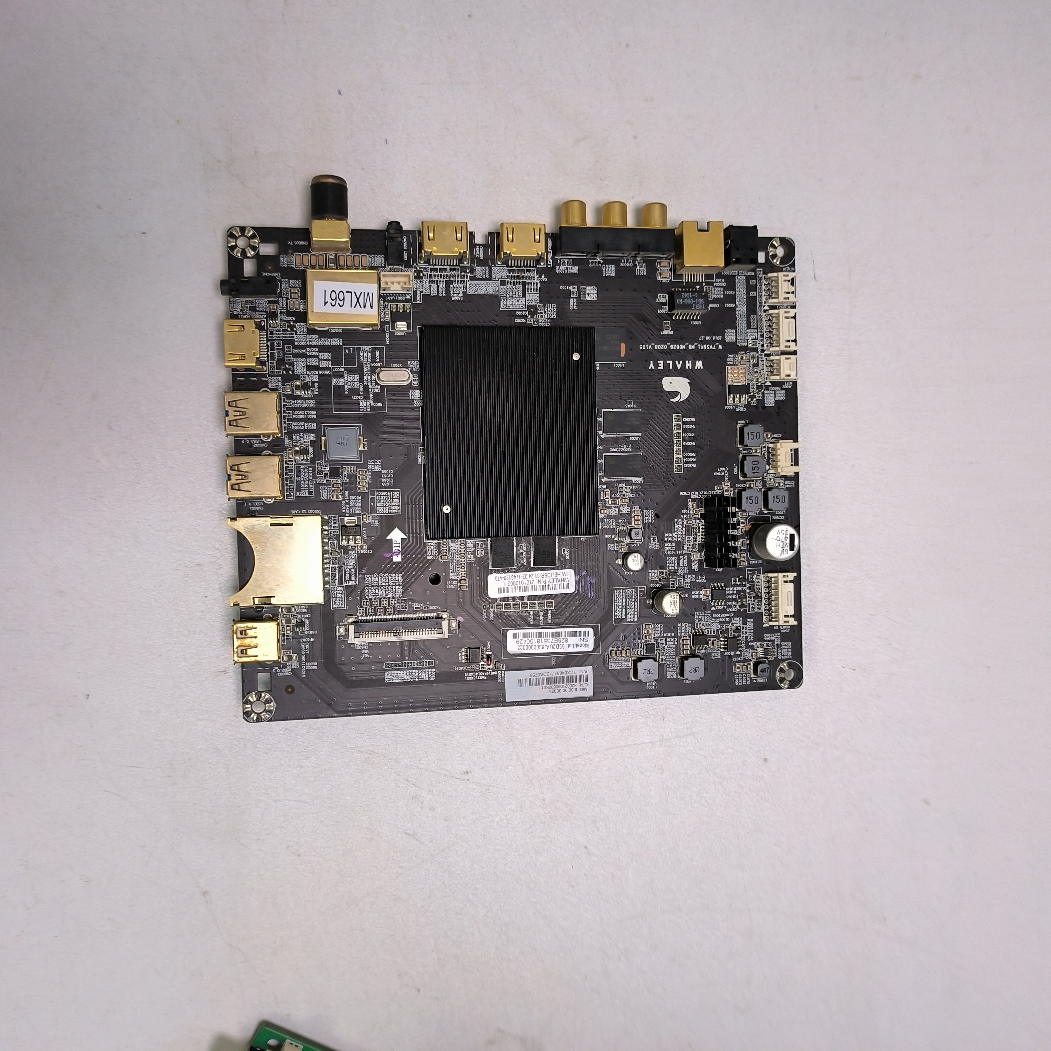 原装微鲸55G300主板W_TV55K1_MB_M0828_0208_V105屏BOE1550WQ1