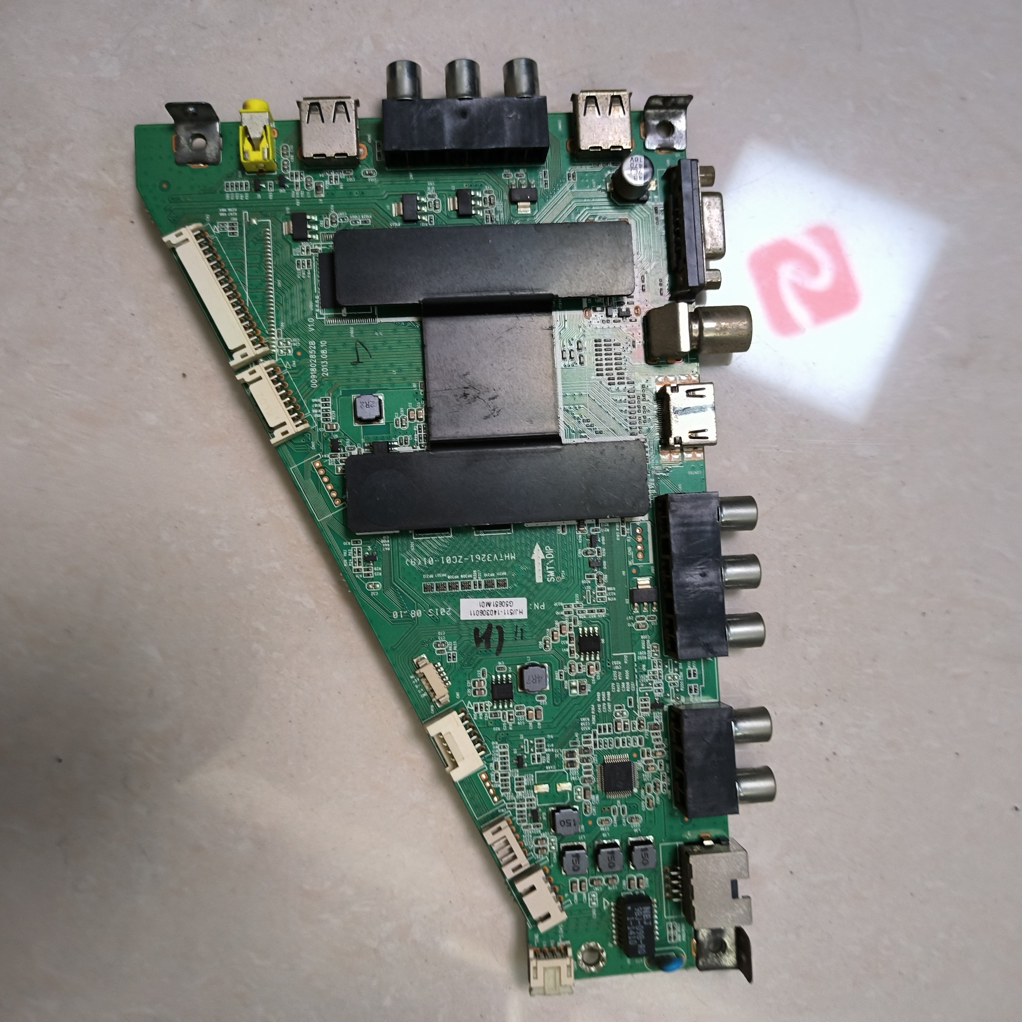 原装海尔LD48U3300主板0091802852B V1.0 屏LSC480HN02.G