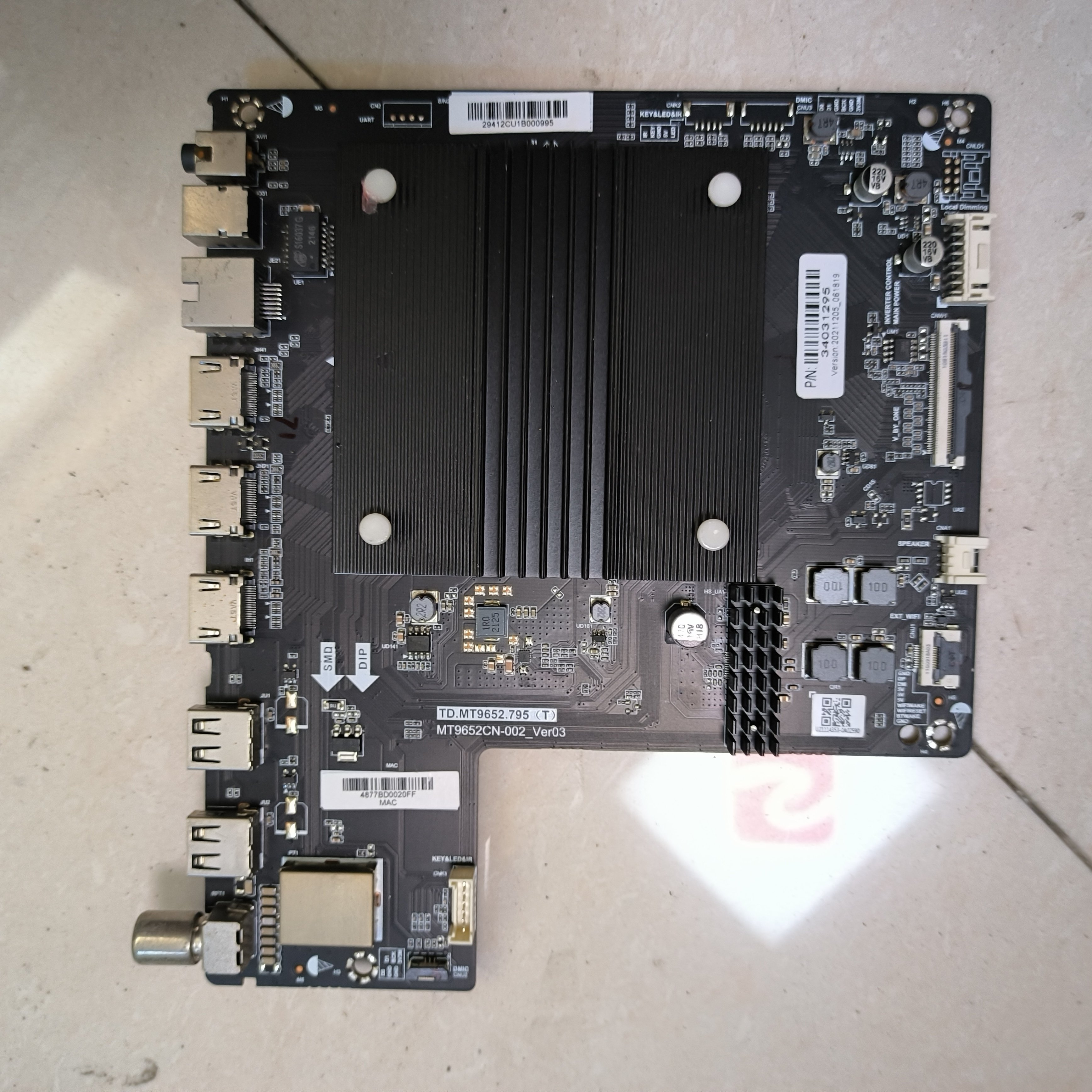 原装OPPO A65B1U01主板TD.MT9652.795(T)屏72001271YTAK