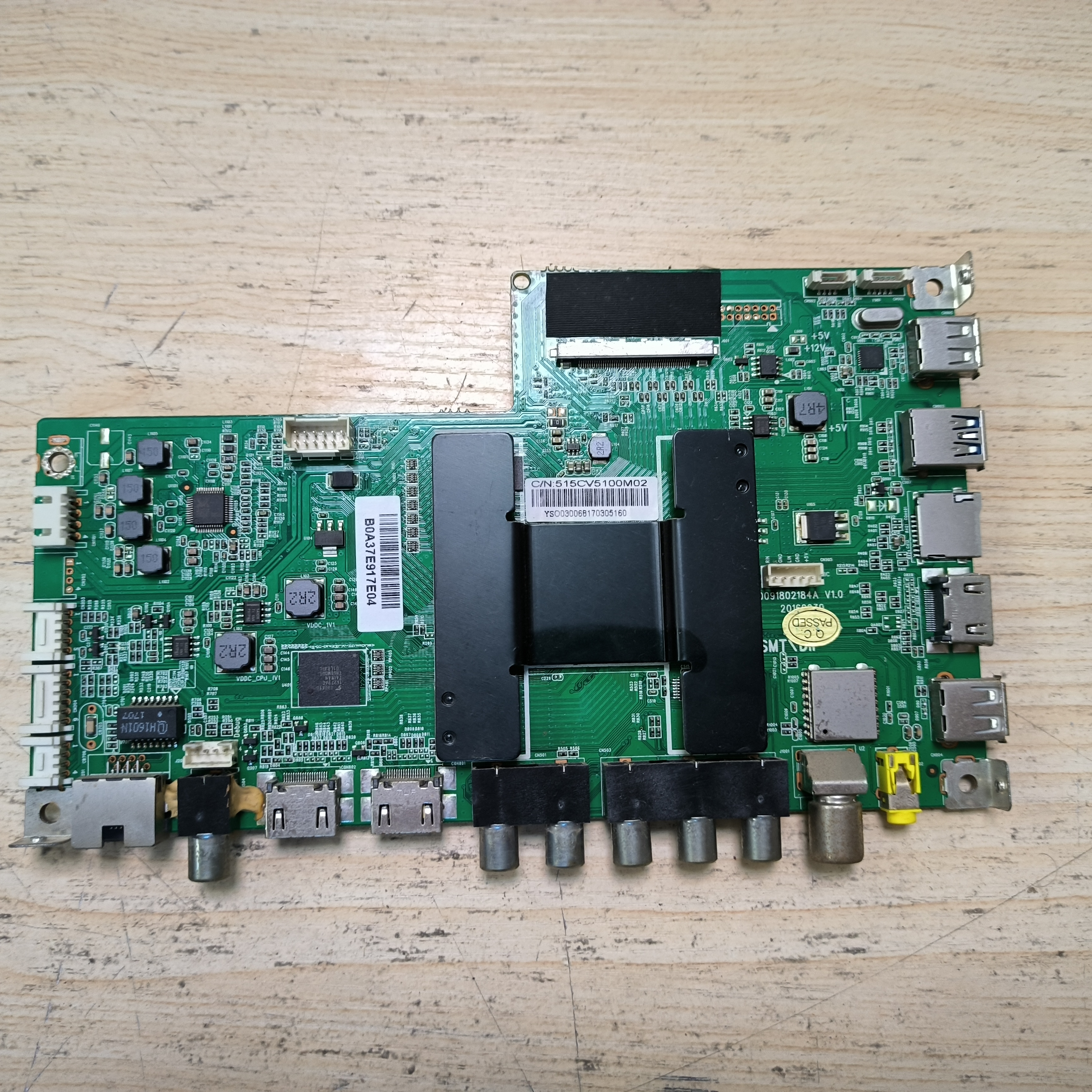 海尔LS55H510N主板0091802184A V1.0 屏LC546PU1101