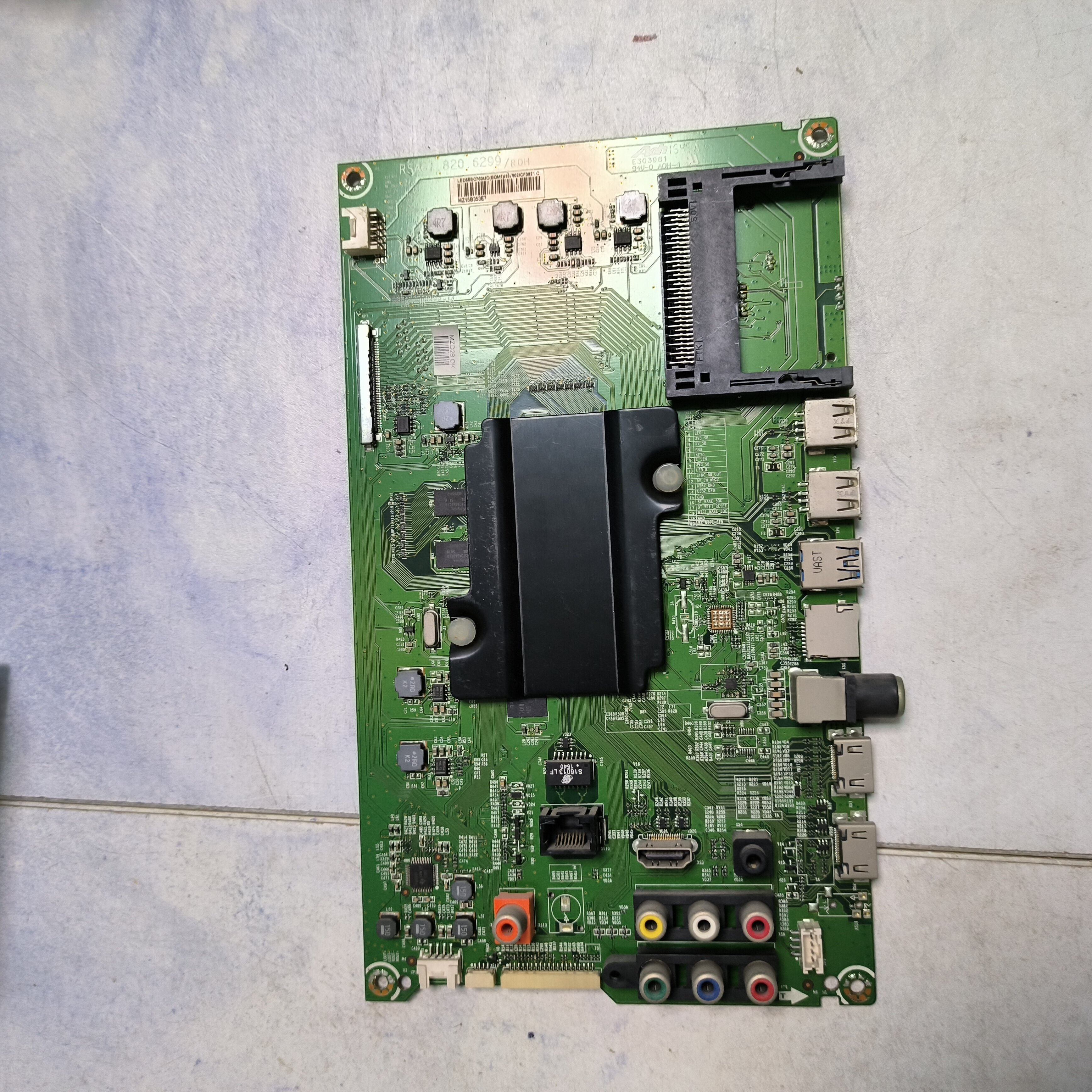 原装海信LED55EC760UC(BOM1)主板RSAG7.820.6299屏HE550HUC-B51