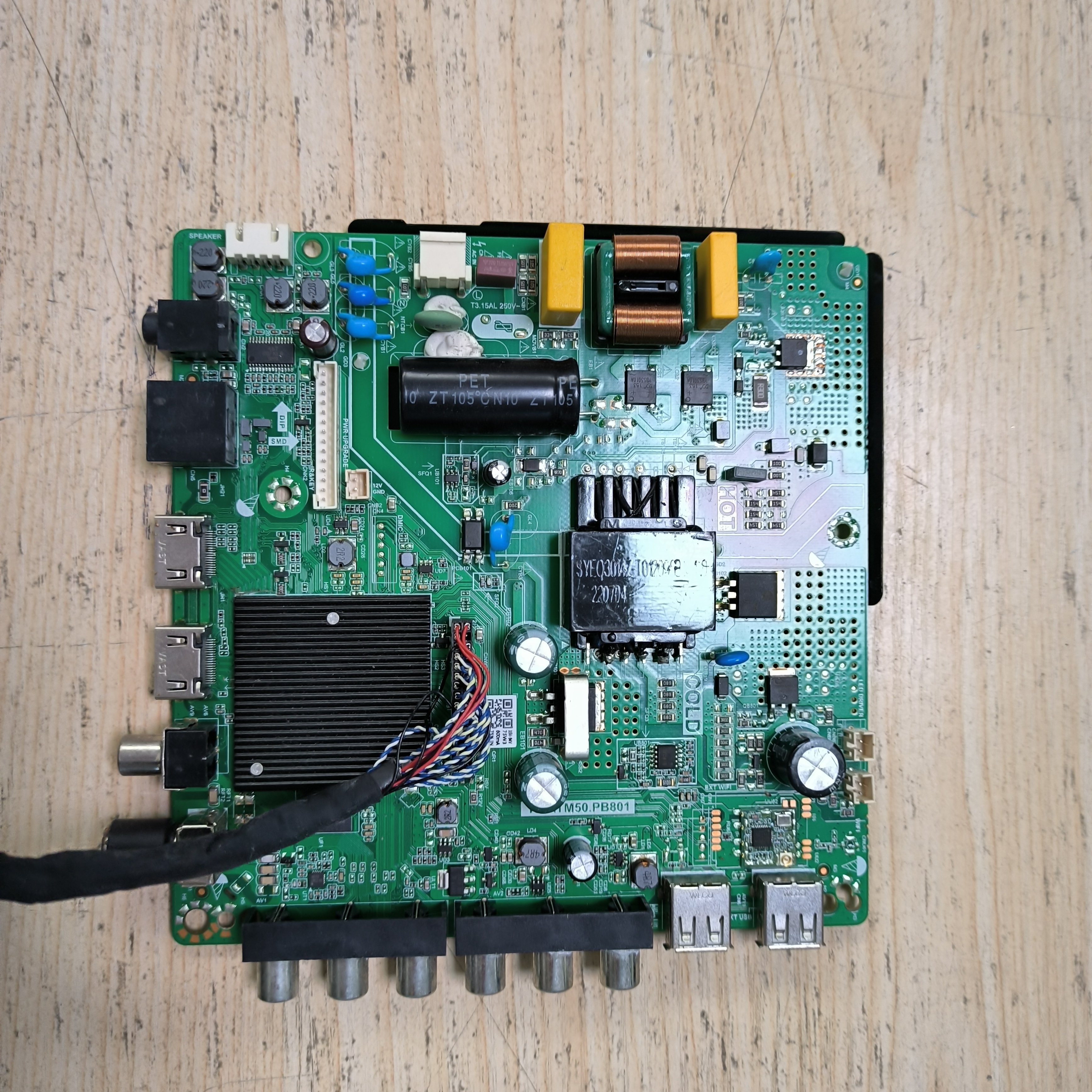 看清 原装拆机组装机主板TP.ATM50.PB801 35V-94V/600MA (45W)