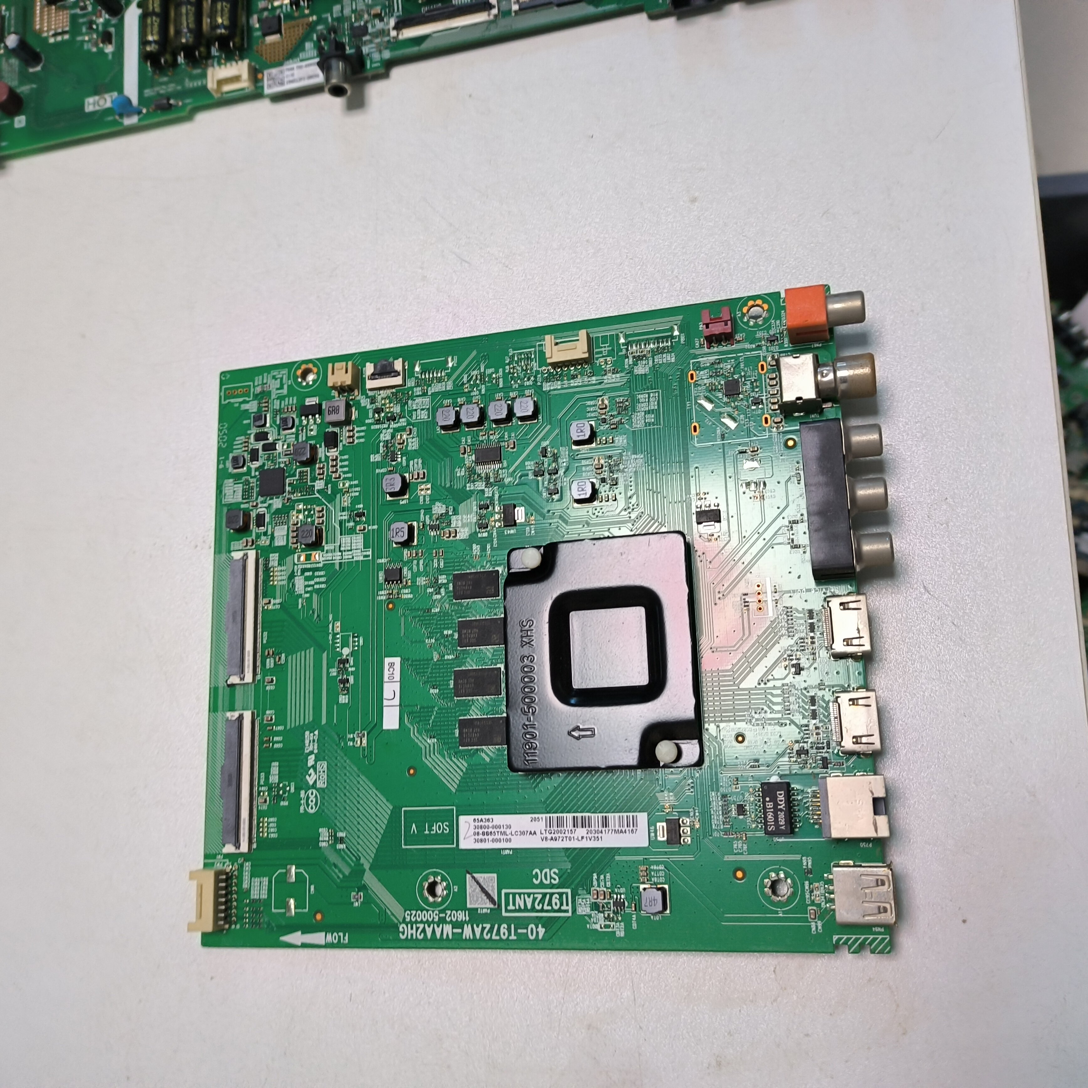 注意接口 TCL 65A363 主板 40-T972AW-MAA2HG屏LVU650NDEL SS9W00