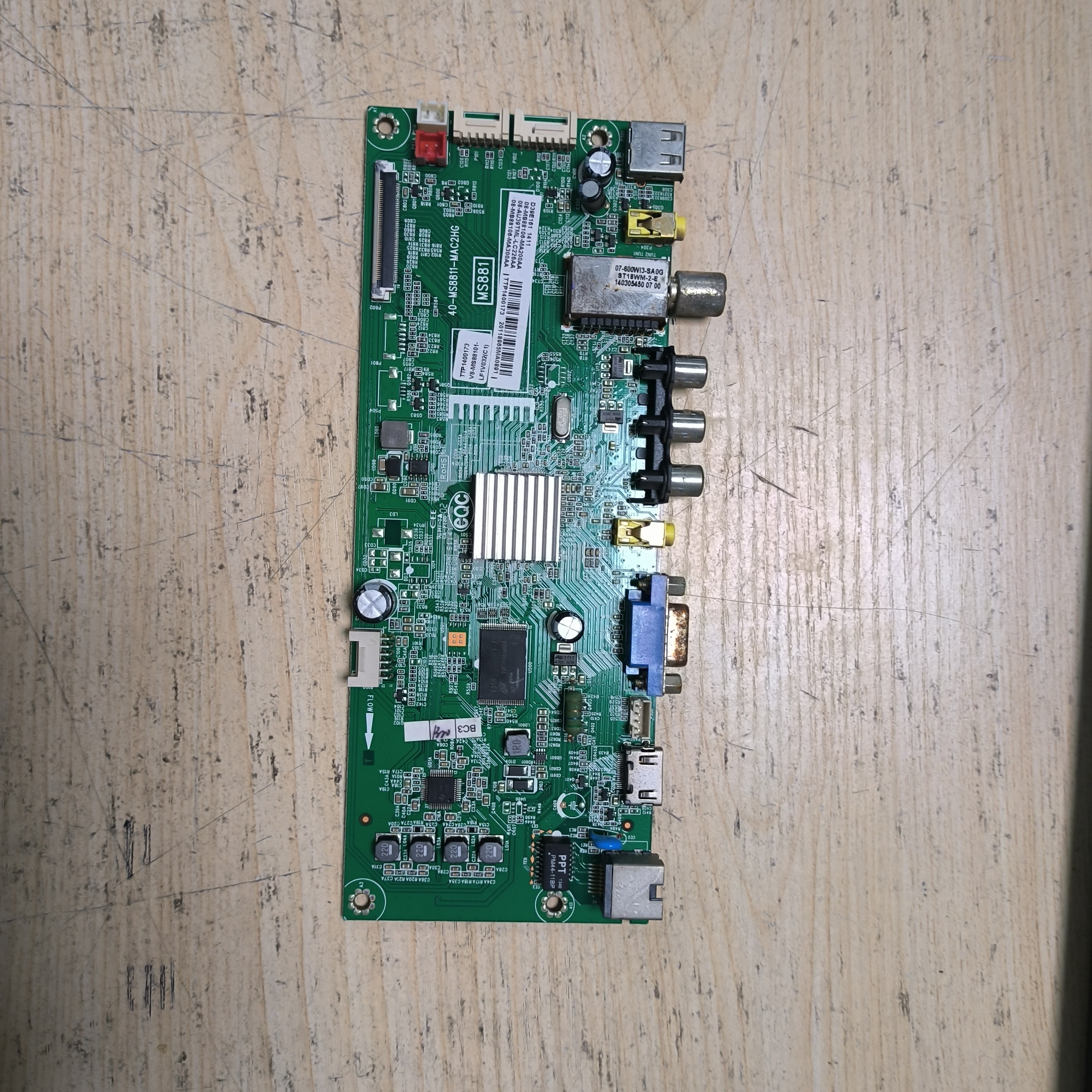 原装TCL D39E161 主板 40-MS8811-MAC2HG 屏LVW390NDAL实图