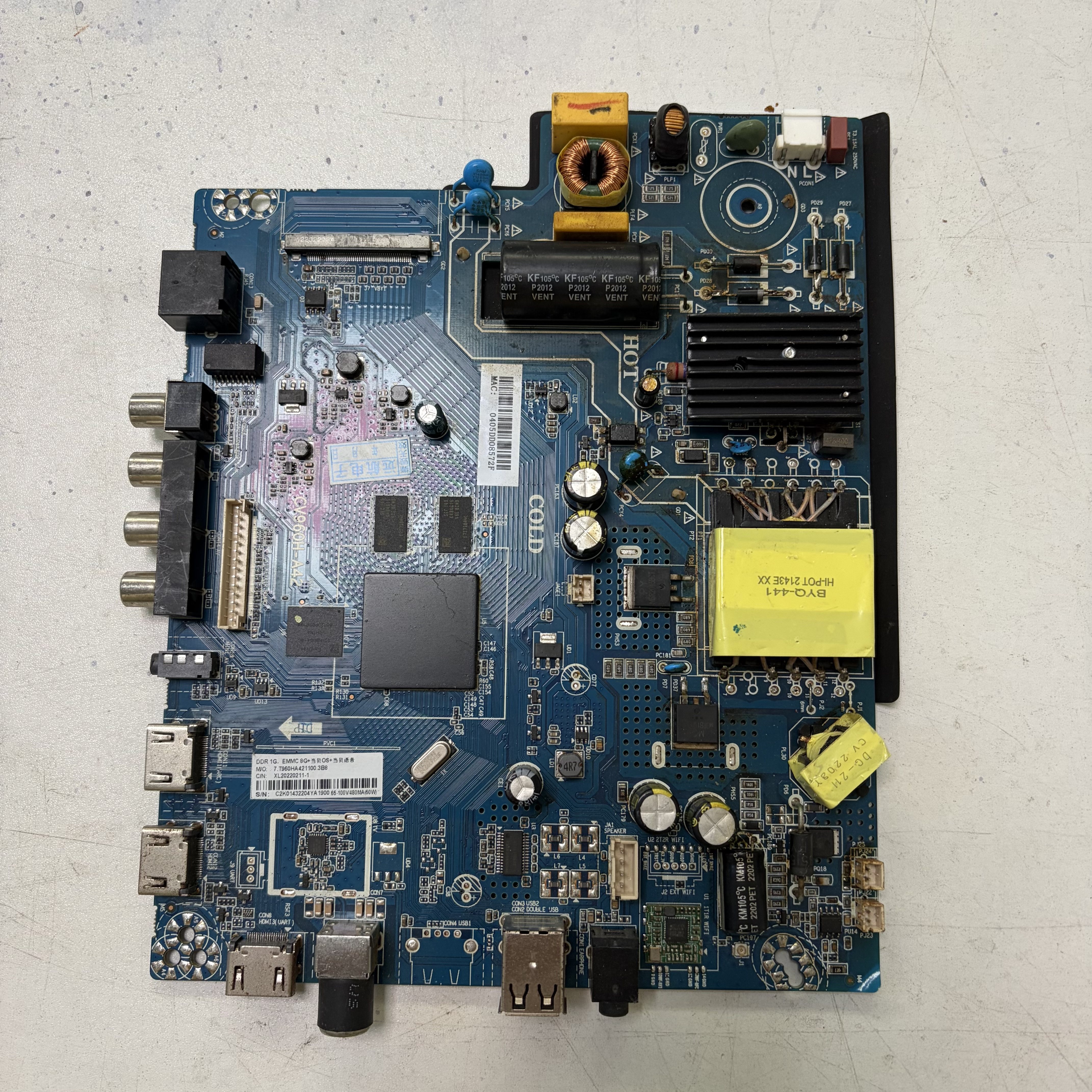 43寸-55寸杂牌组装4K智能网络液晶电视主板CV960H-A42