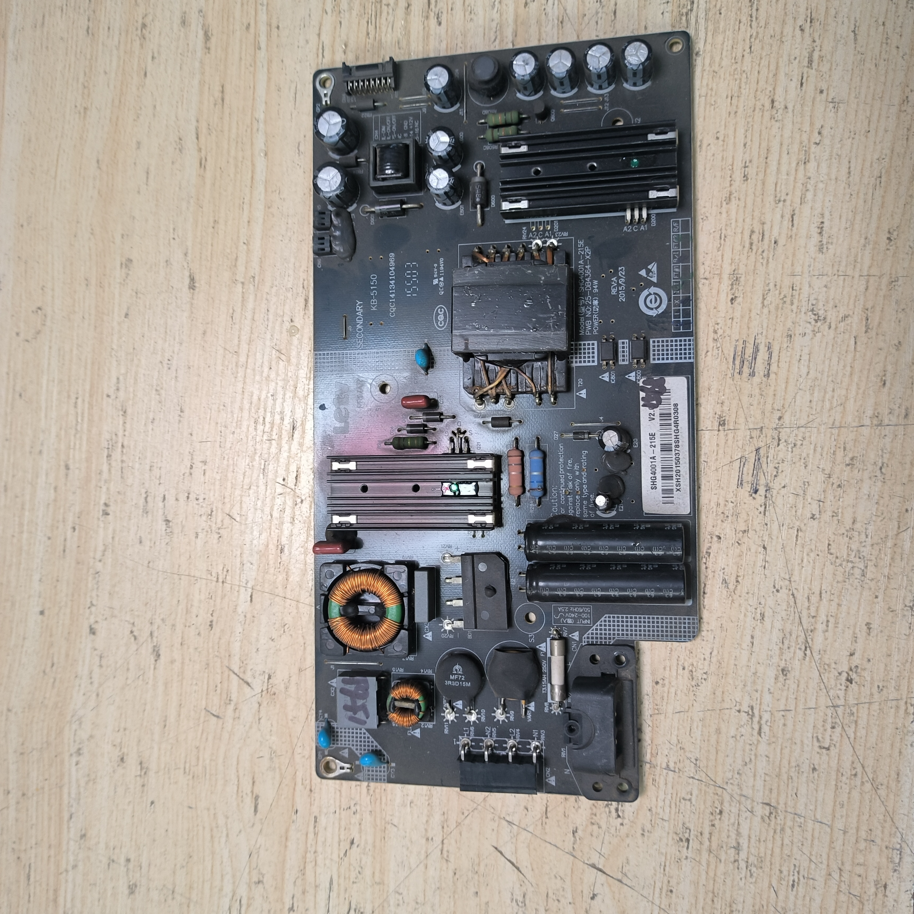 原装液晶乐视L433LN 电源板SHG4001A-215E