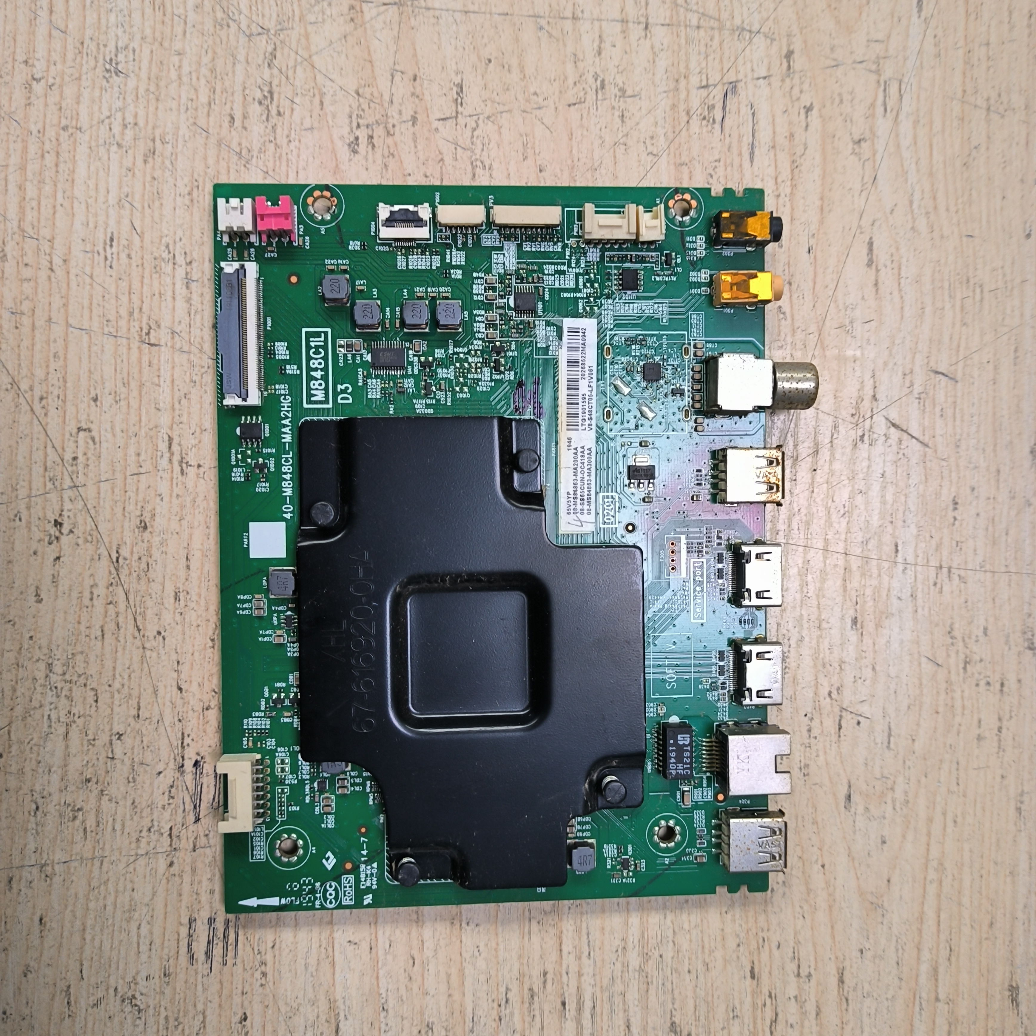 原装东芝65V5YP主板40-M848CL-MAA2HG屏LVU650NDFL SD9W00