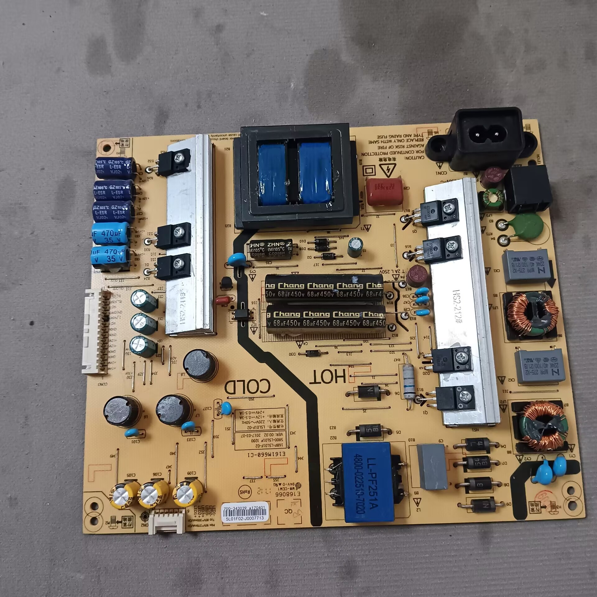 创维55F5A液晶电源板168P-L5L01F-02 5800-L5L01F-0200