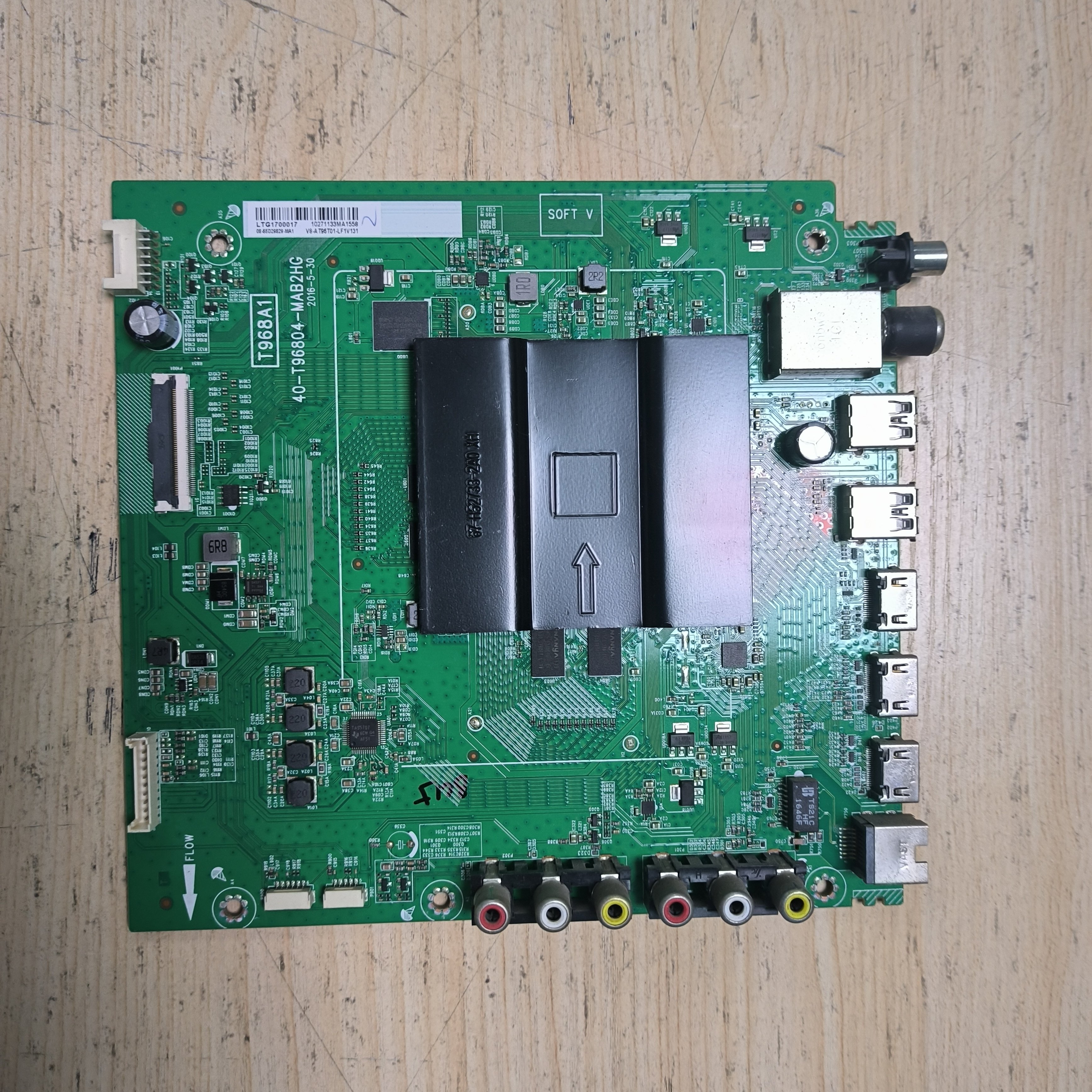 原装TCL L49P2-UD主板 40-T96804-MAB2HG T968A1 屏LVU490SSOT