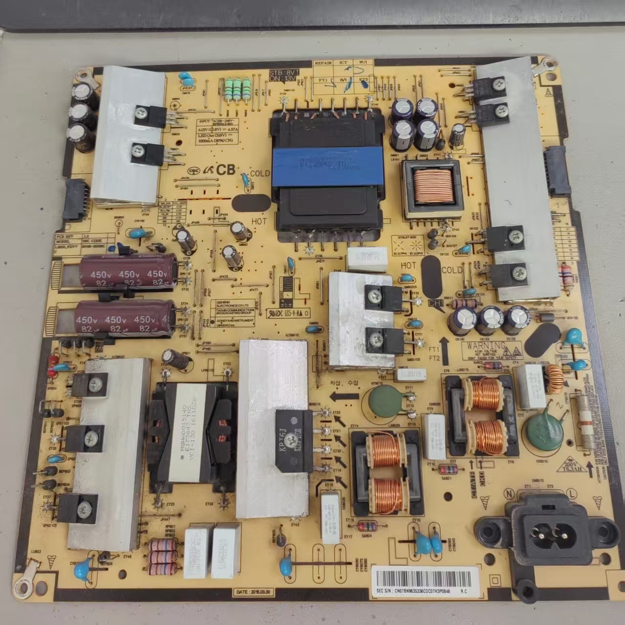 三星UA48JU5920JXXZ 电源板BN96-35338C L55S5-FDYV