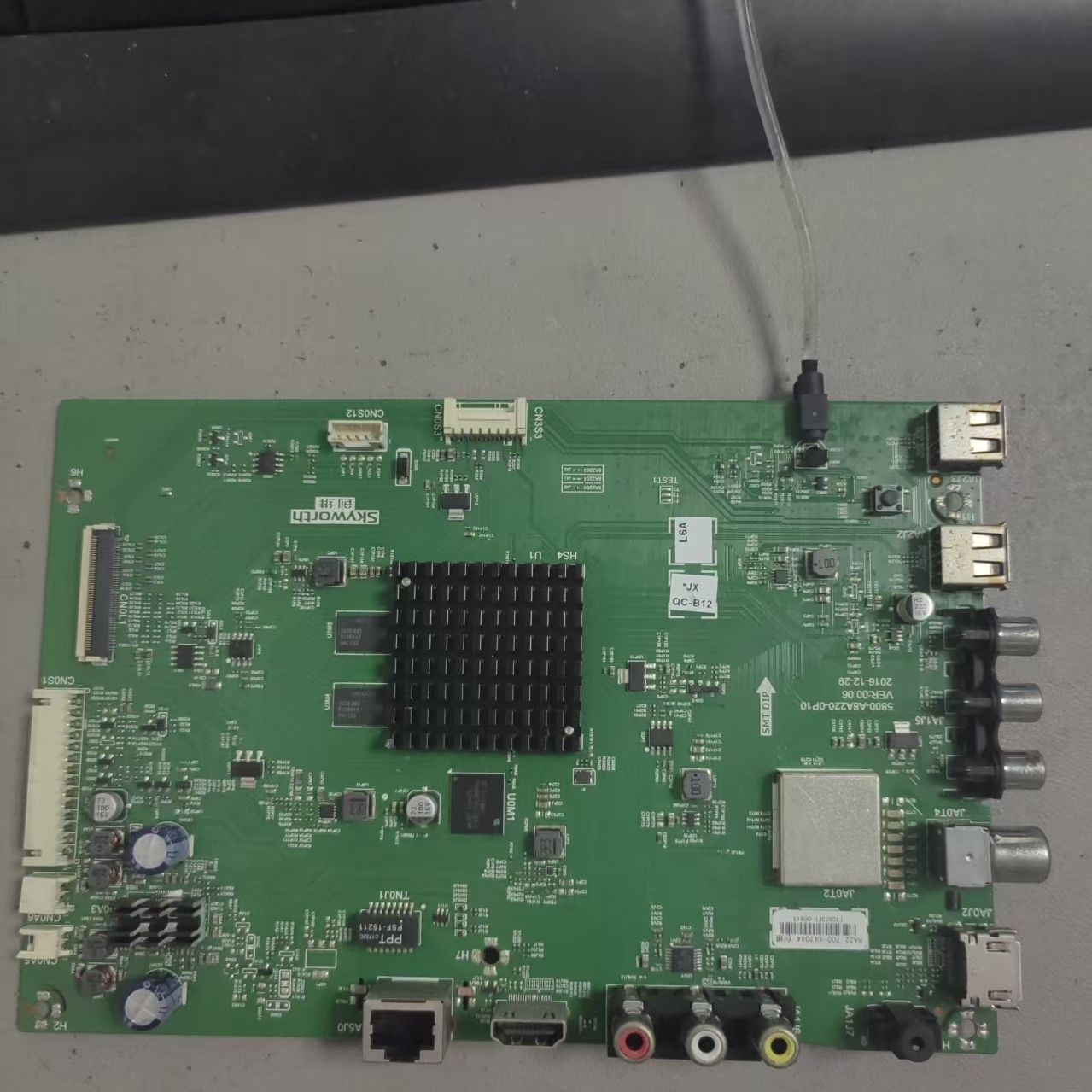 创维65G6A主板5844-A8A220-0P10屏RDL650WYLD0-501