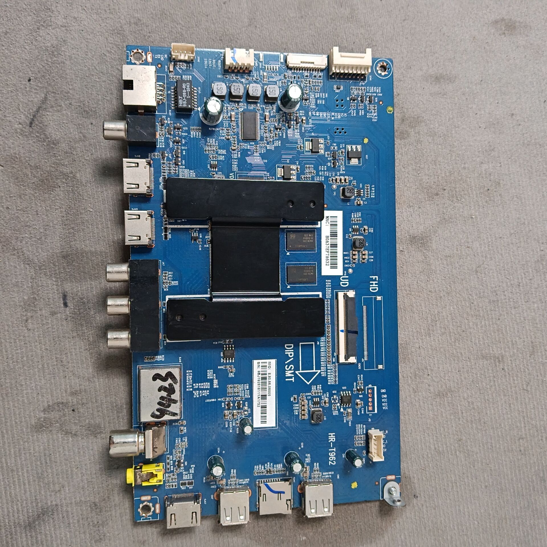 海尔LS65A51主板HR-T962 0091802191 v1.7屏LSC650FN043