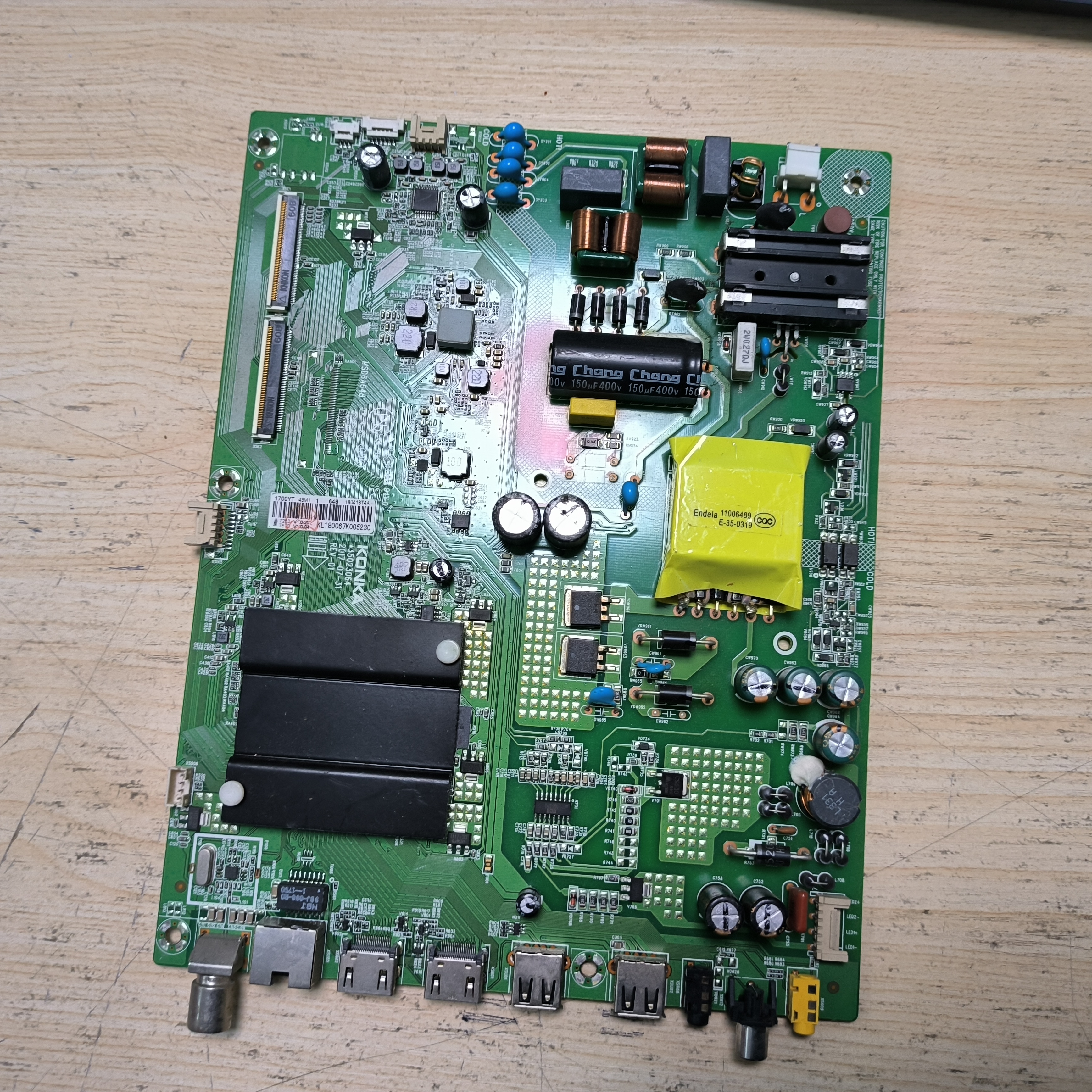 原装康佳LED43M1主板35023064配屏72001700YT