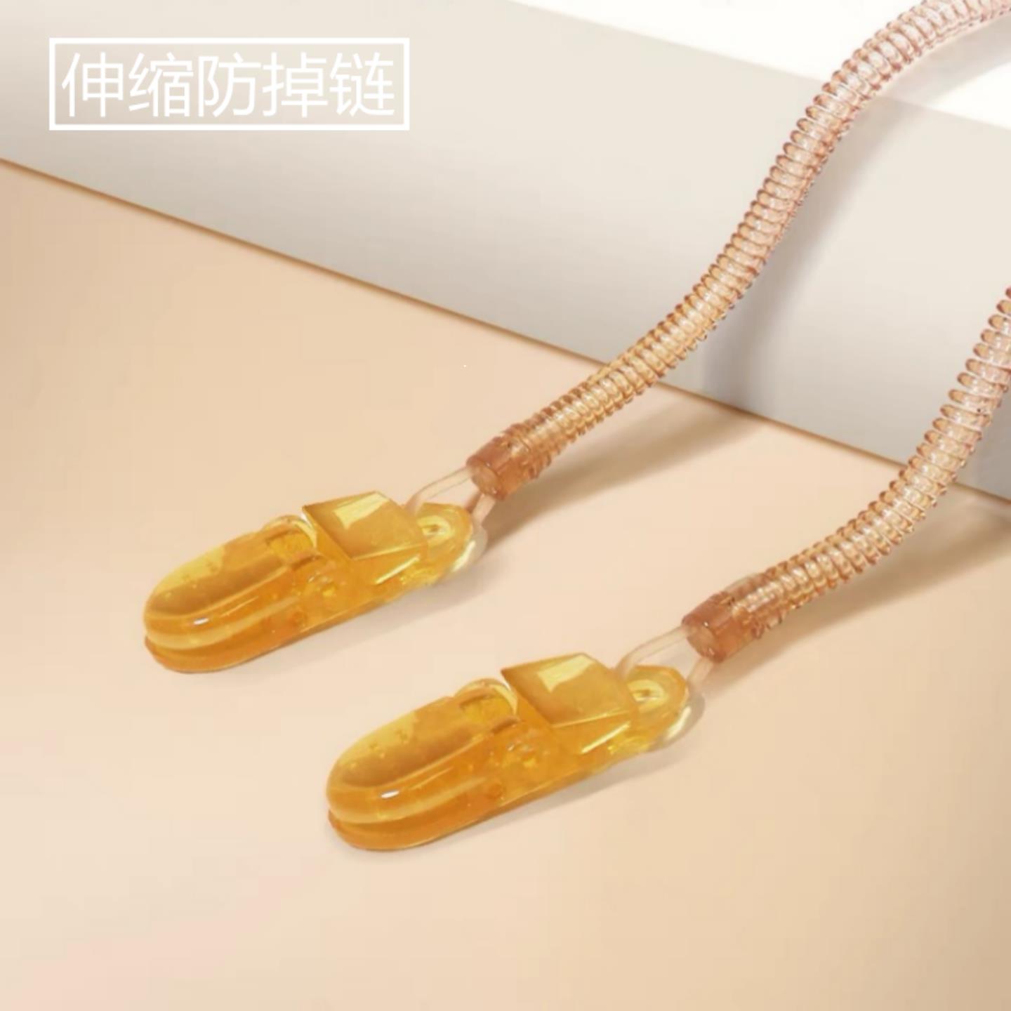 安抚奶嘴防掉链婴儿牙胶防丢链宝宝磨牙棒可高温消毒玩具防丢链夹