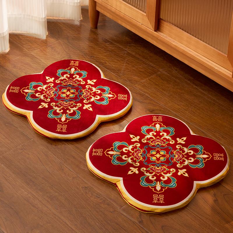 结婚跪垫一对婚礼敬茶改口