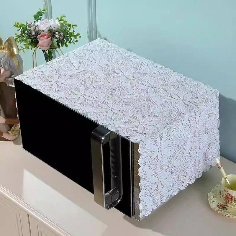 微波炉防尘罩盖罩家用烤箱盖布盖巾打印机防尘布艺遮尘巾日用套装