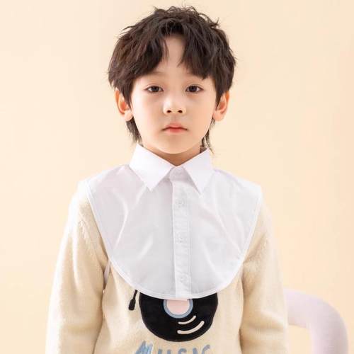 儿童假领子白色衬衣领男童