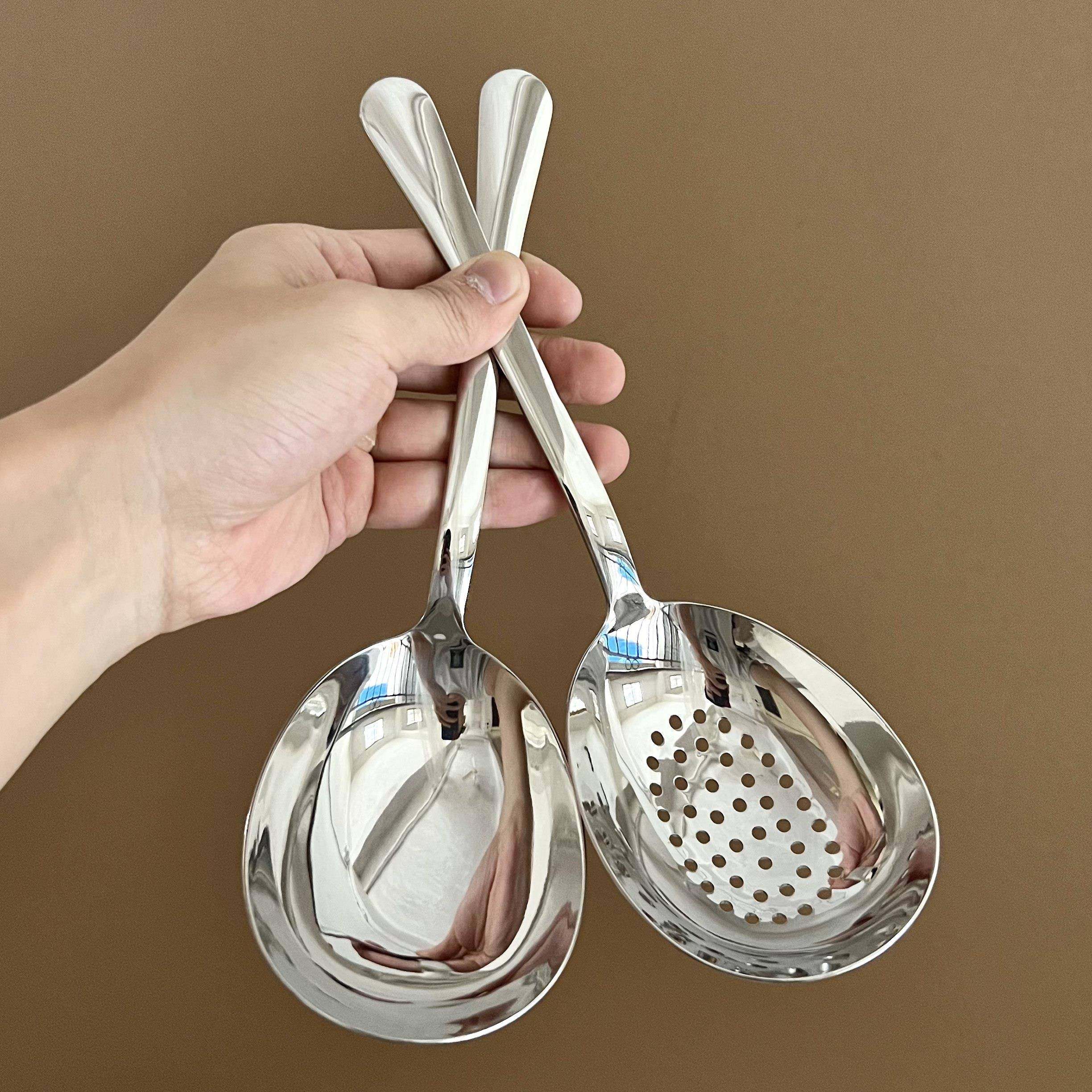 德国鹅蛋勺厚皮橙同款勺子304不锈钢大号盛汤勺网红分餐勺分菜公,厨房/烹饪用具,汤勺,淘宝优惠券,粉丝福利购,淘宝优惠卷