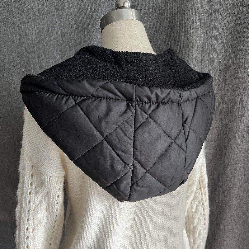 帽子假领子羽绒服单独可拆