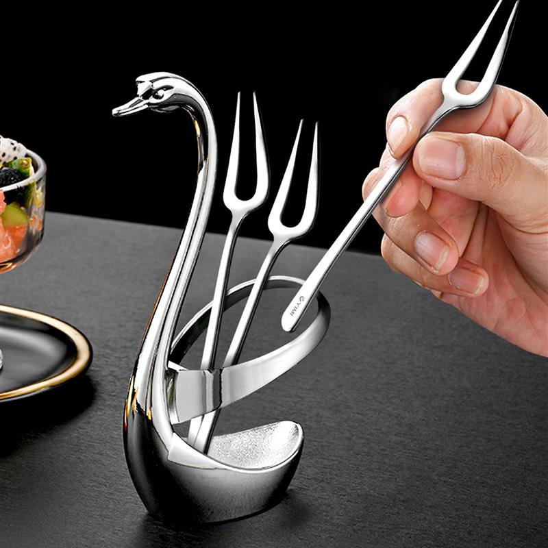 不锈钢水果叉家用餐具轻奢