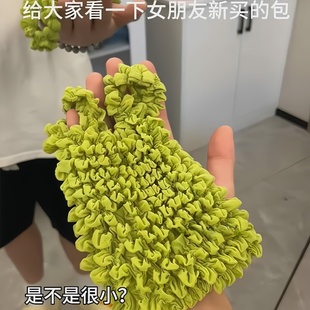 这么小个袋子咋这么能装呢！大容量伸缩魔术袋手提便携环保购物袋