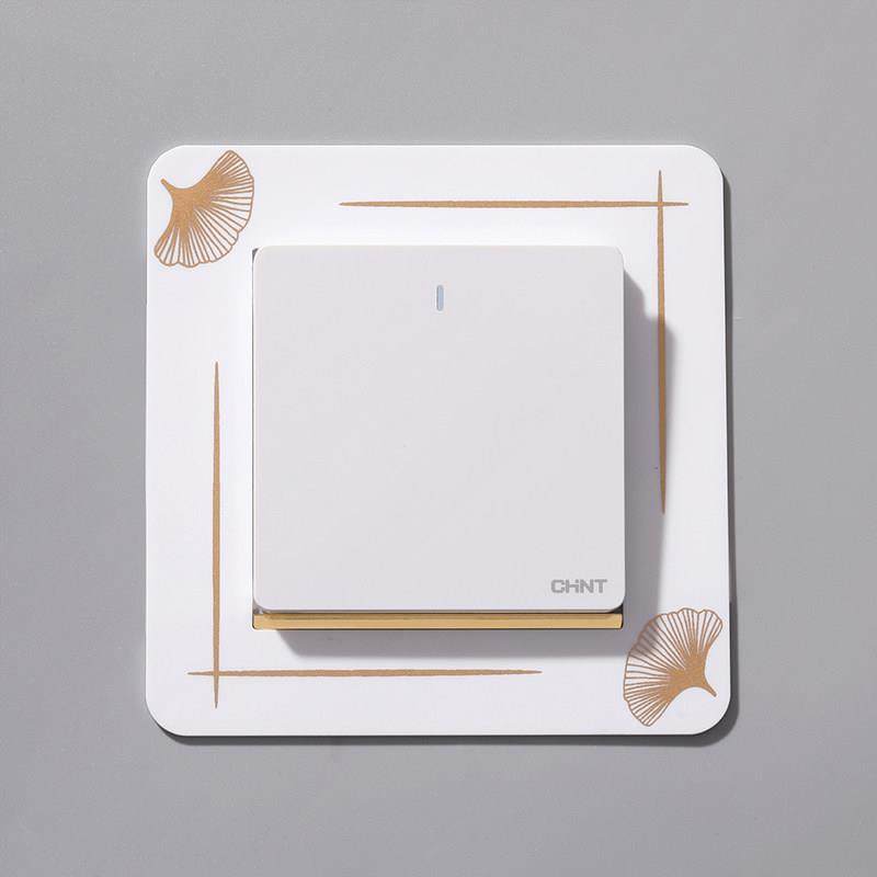 开关边框保护套亚克力轻奢风贴家用现代插座套简约装饰贴插座,家居饰品,开关贴,淘宝优惠券,粉丝福利购,淘宝优惠卷